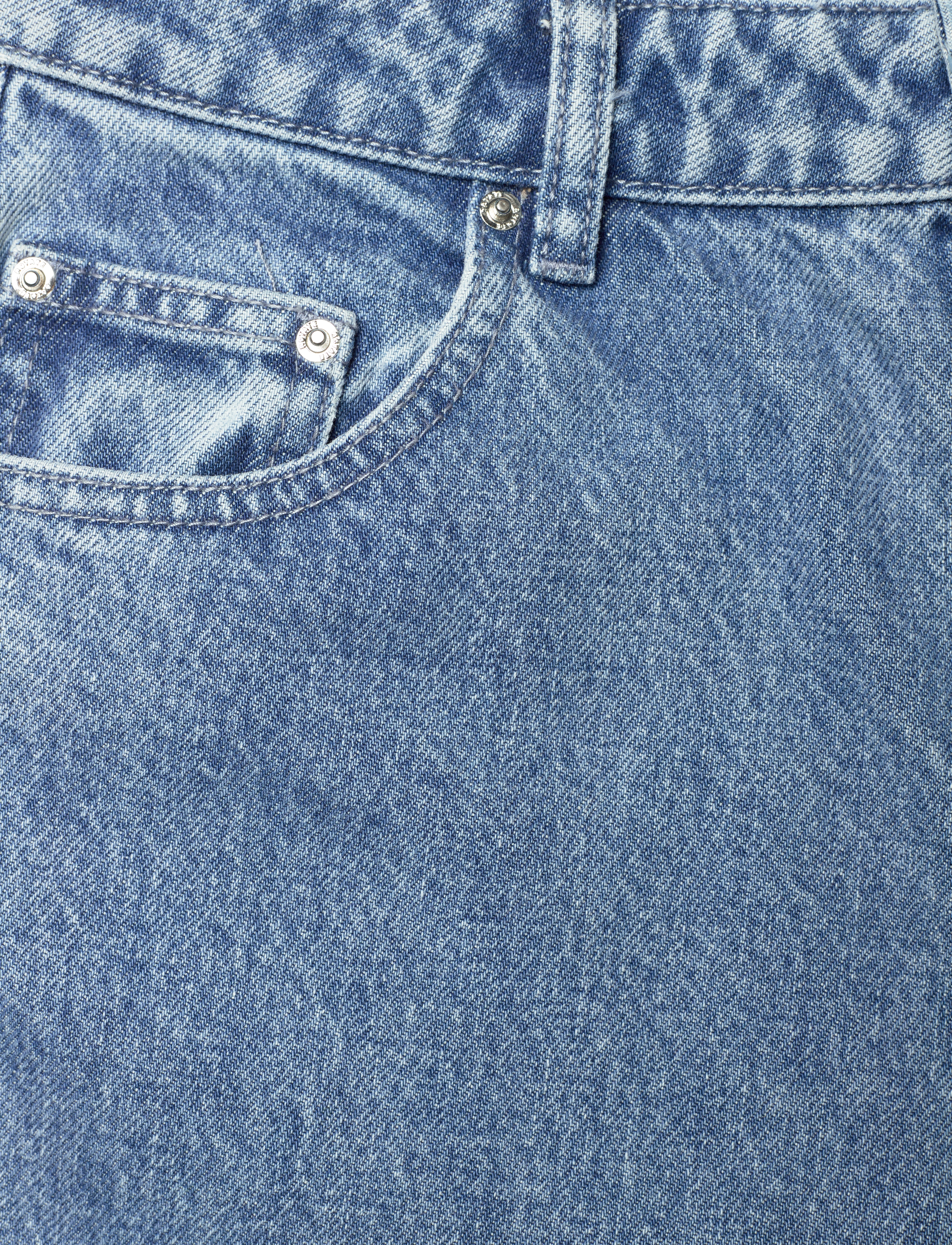 ROTATE - Rhinestone Wide Leg Jeans - brede jeans - medium blue denim - 2