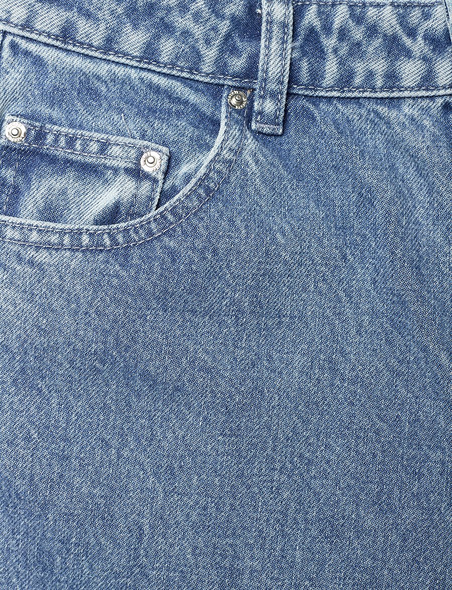 ROTATE - Rhinestone Wide Leg Jeans - brede jeans - medium blue denim - 2
