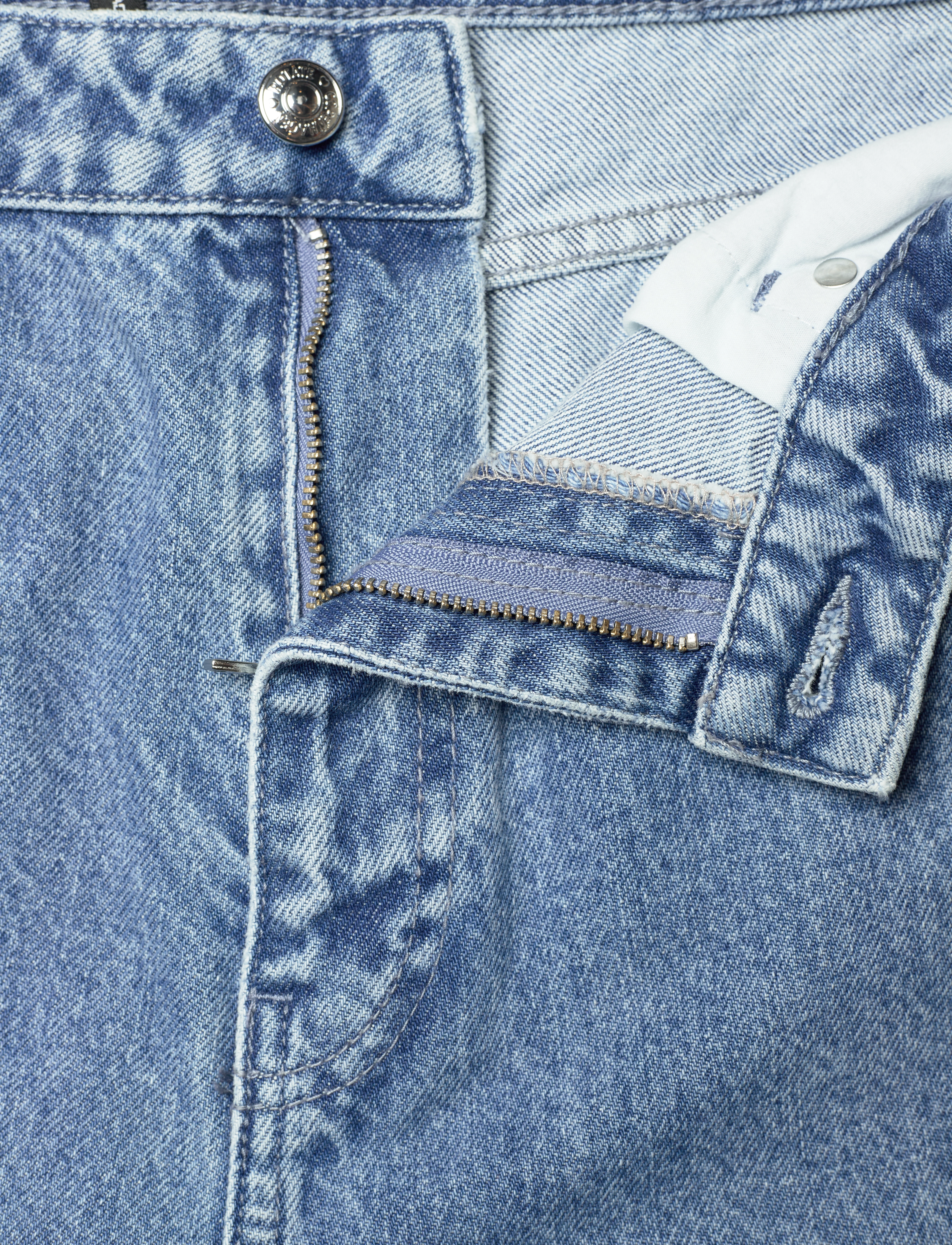 ROTATE - Rhinestone Wide Leg Jeans - brede jeans - medium blue denim - 3