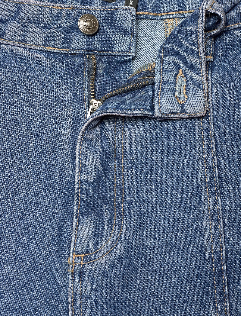 ROTATE - TWILL CARGO PANTS - brede jeans - medium blue denim - 3