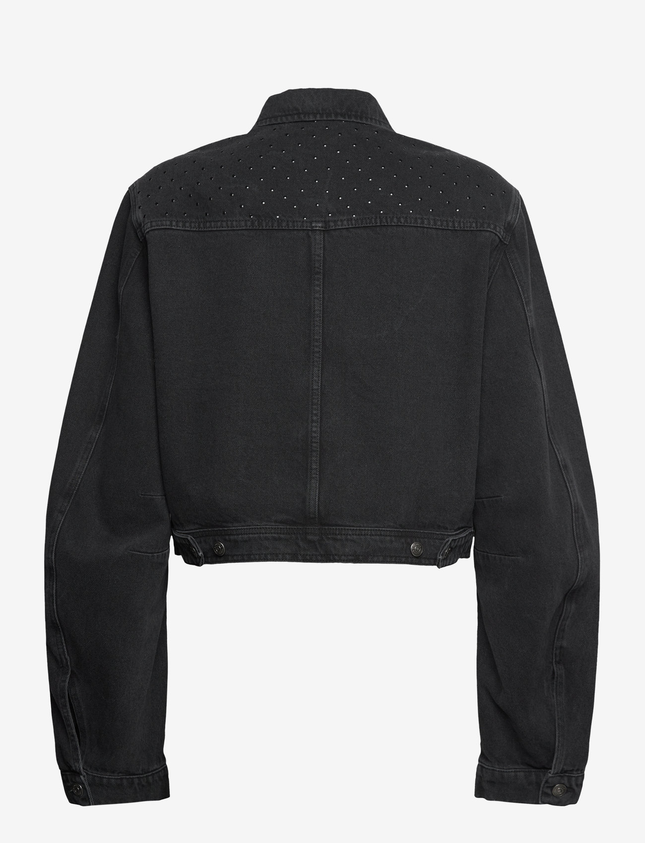 ROTATE Birger Christensen - Denim Oversized Jacket - teksatagid - dark grey denim - 1