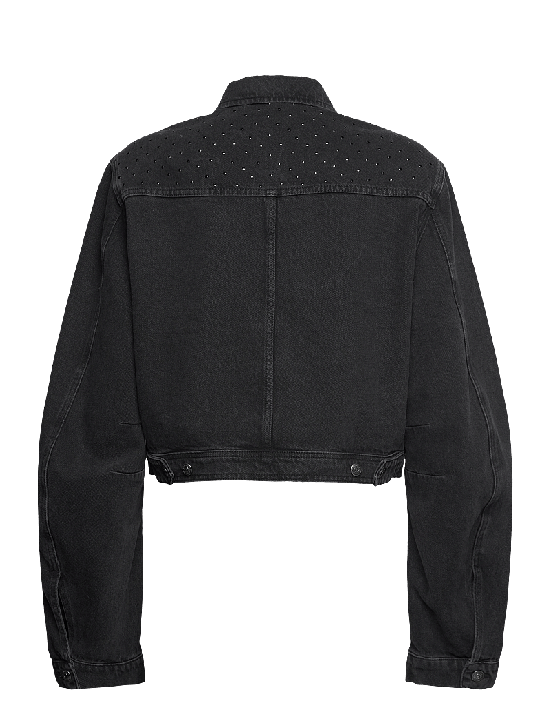 ROTATE Birger Christensen - Denim Oversized Jacket - teksatagid - dark grey denim - 1