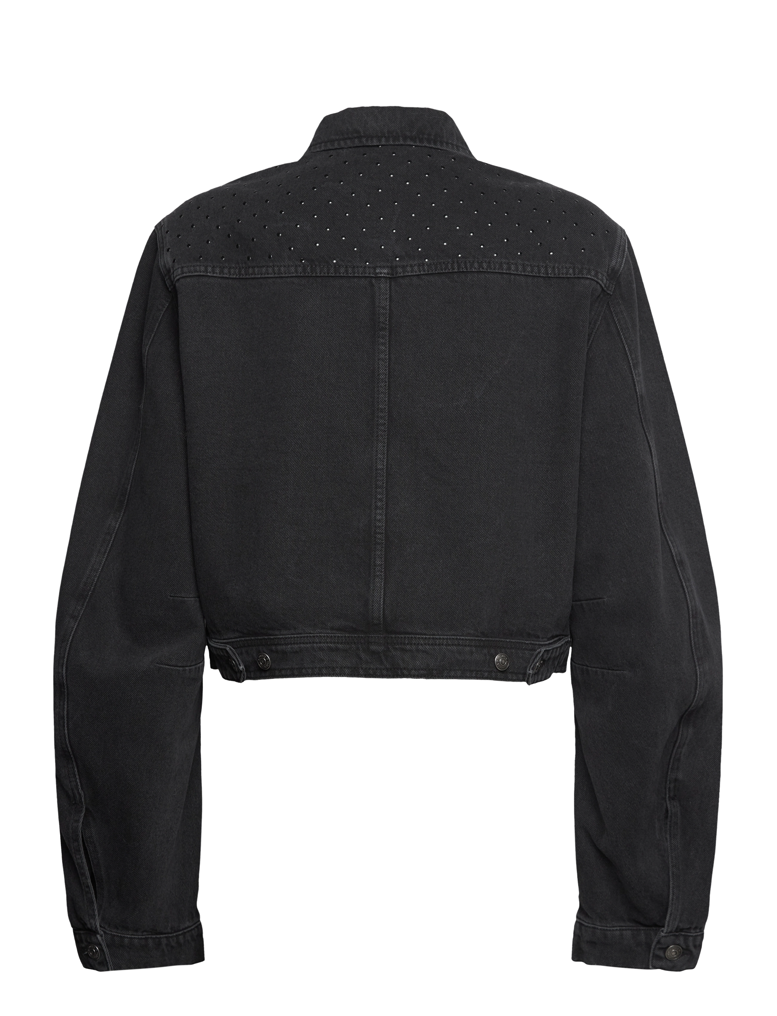 ROTATE - Denim Oversized Jacket - dark grey denim - 1