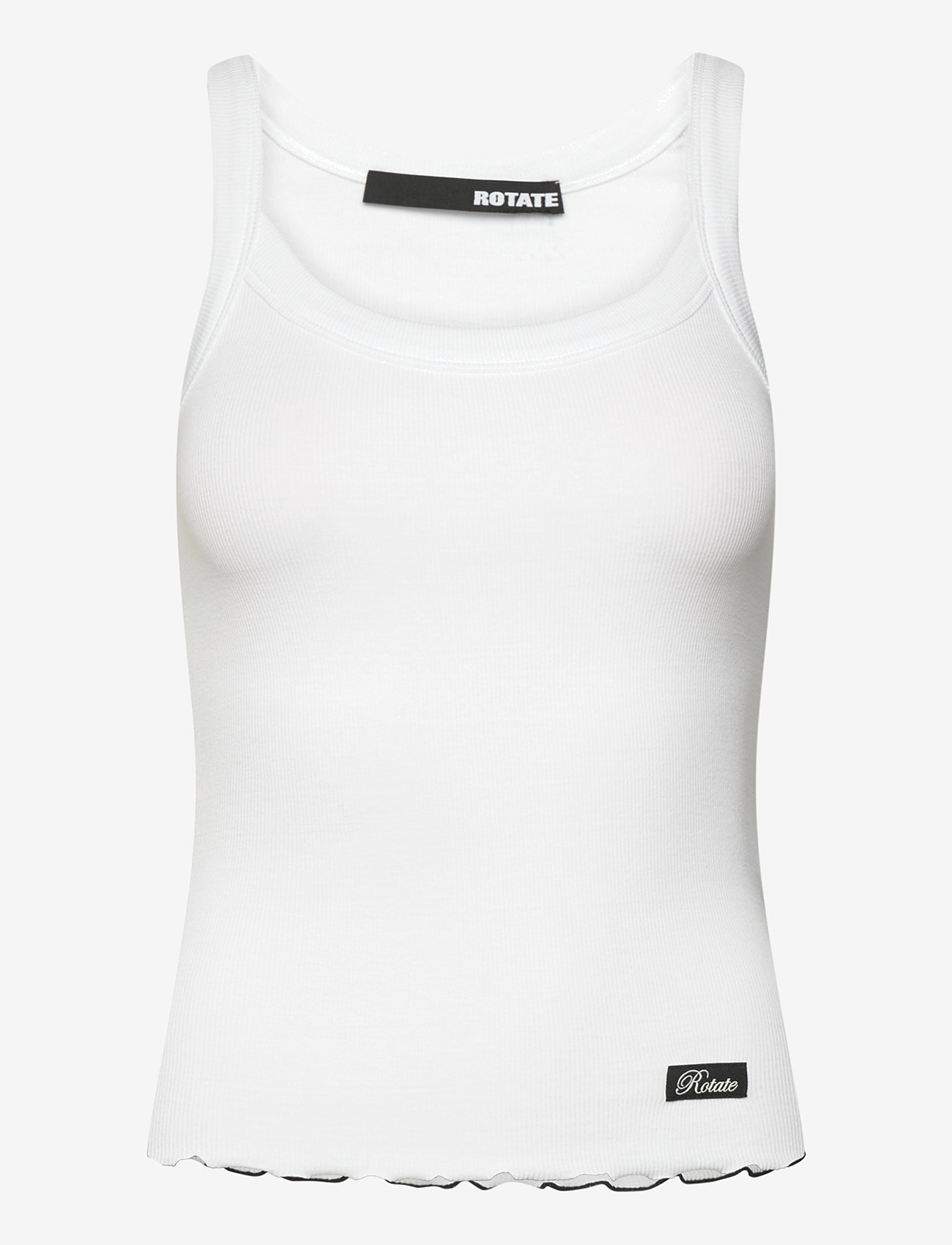 ROTATE - Rib Tank Top - tanktops - bright white - 0
