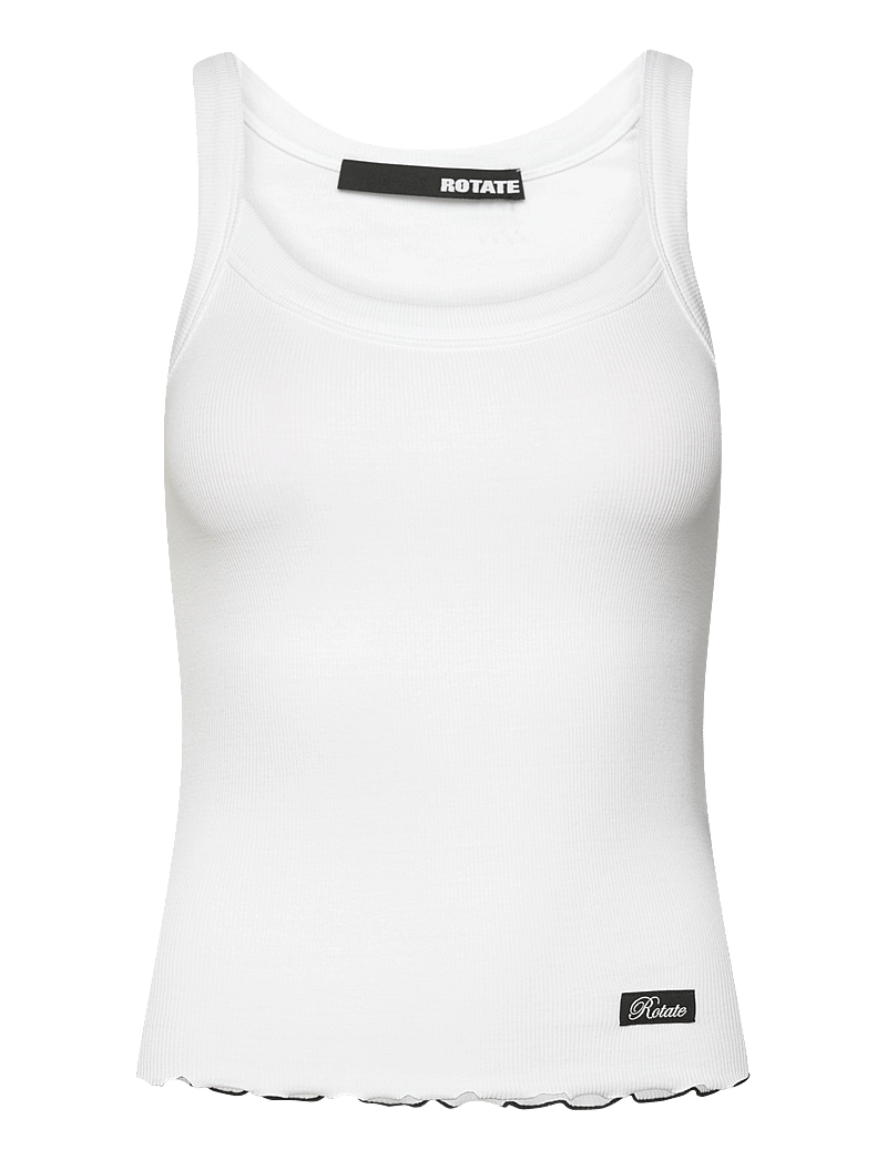 ROTATE - Rib Tank Top - tanktops - bright white - 0