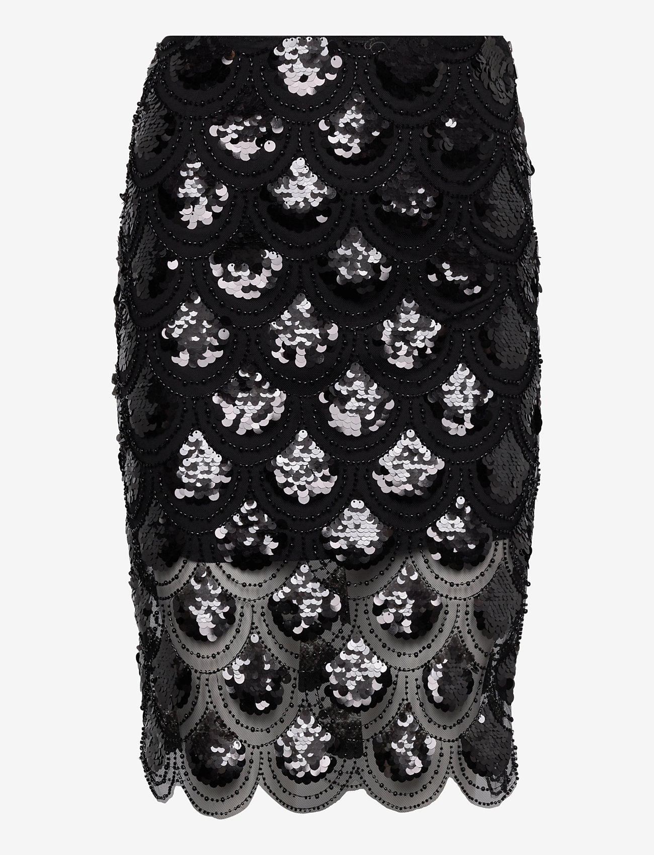 ROTATE - Sequins Pencil Skirt - pailletten-röcke - black - 0