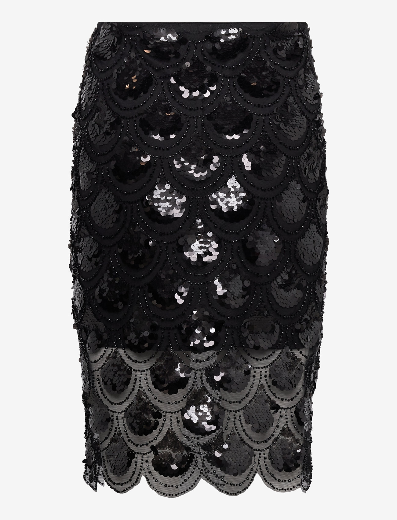 ROTATE - Sequins Pencil Skirt - pailletten-röcke - black - 1