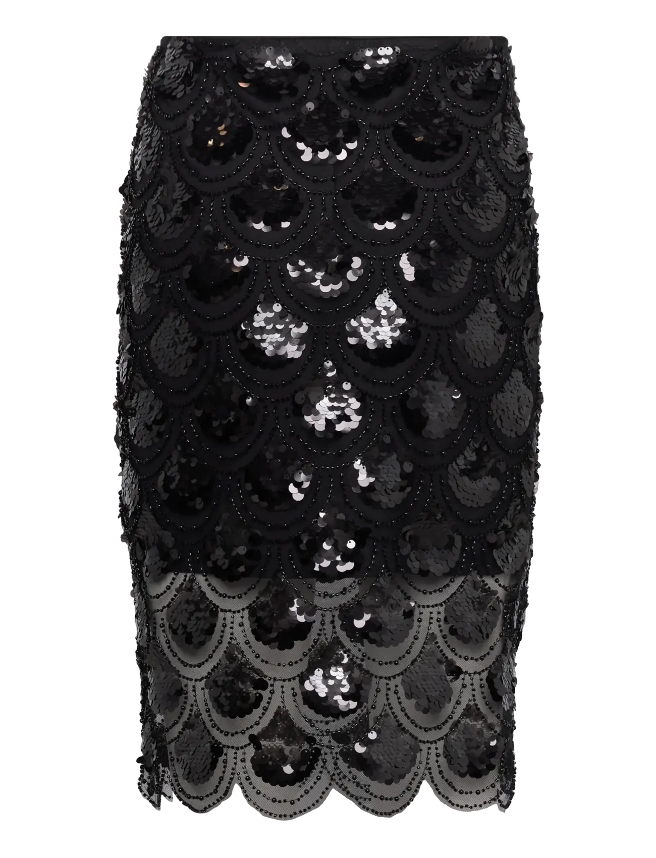 ROTATE - SEQUINS PENCIL SKIRT - black - 1