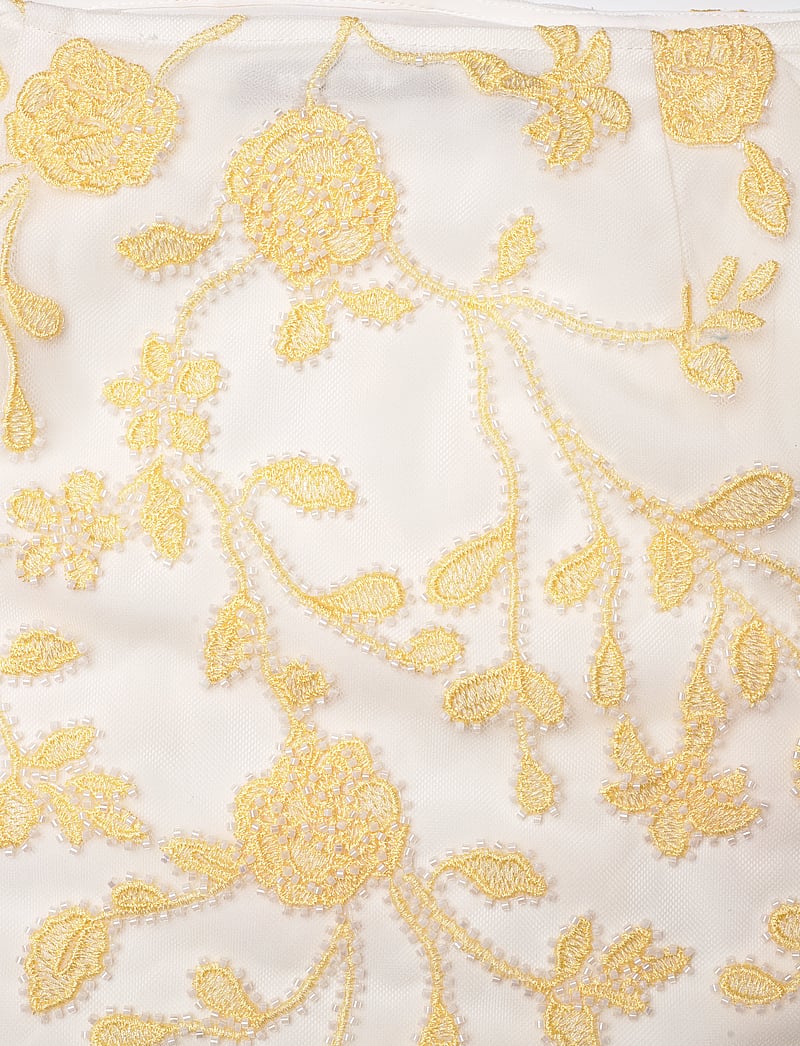 ROTATE Birger Christensen - Flower Beads Pencil Skirt - pencil skirts - egret comb. - 2