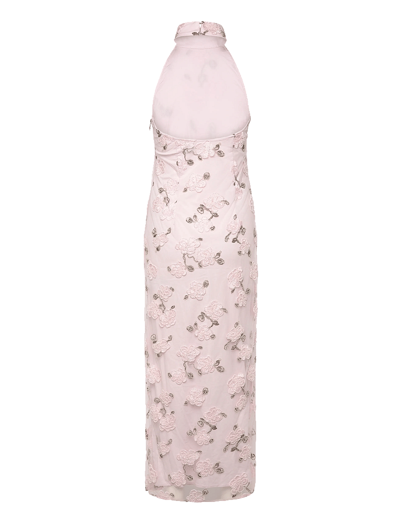 ROTATE Birger Christensen - FLOWER BEADS MAXI DRESS - aftenkjoler - lilac ash comb. - 1