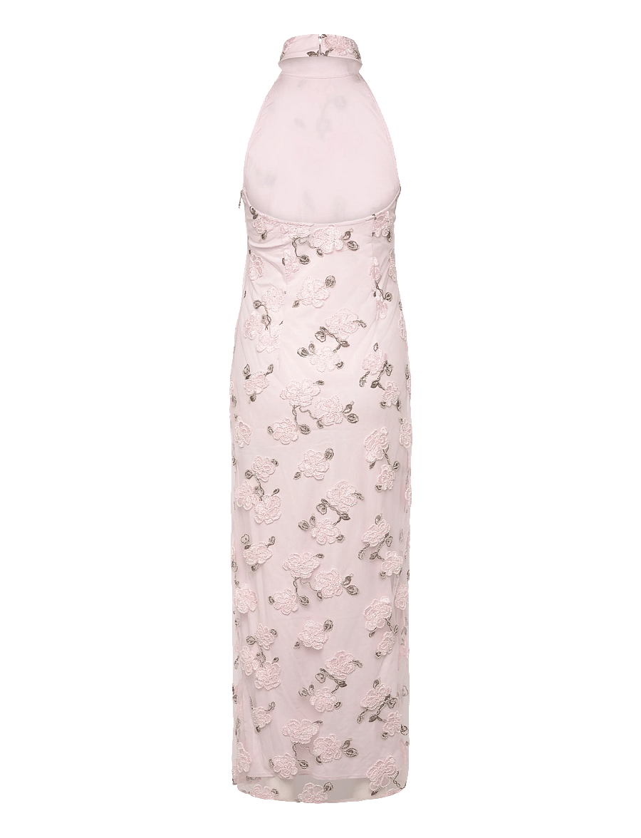 ROTATE - FLOWER BEADS MAXI DRESS - lilac ash comb. - 1