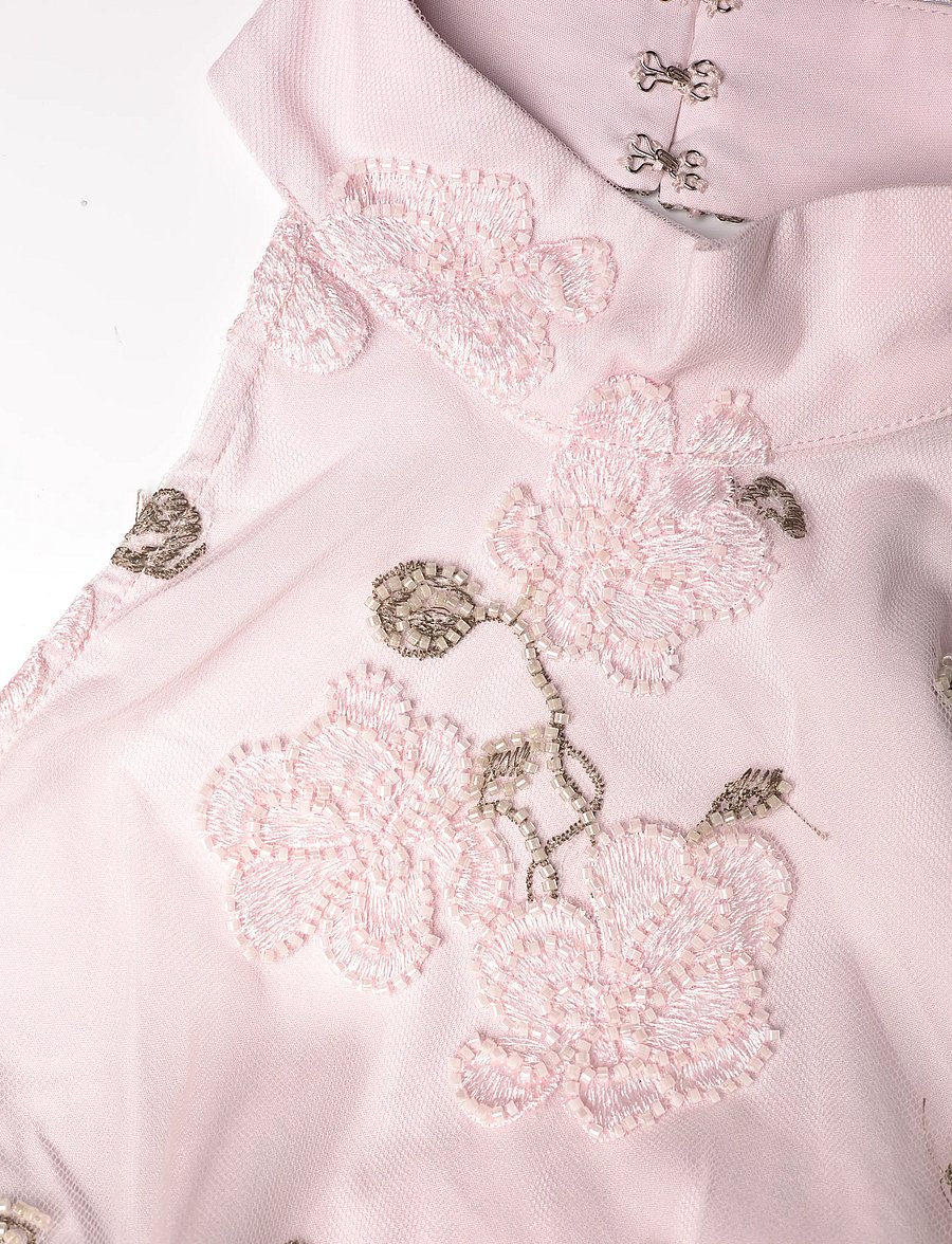 ROTATE - FLOWER BEADS MAXI DRESS - lilac ash comb. - 2