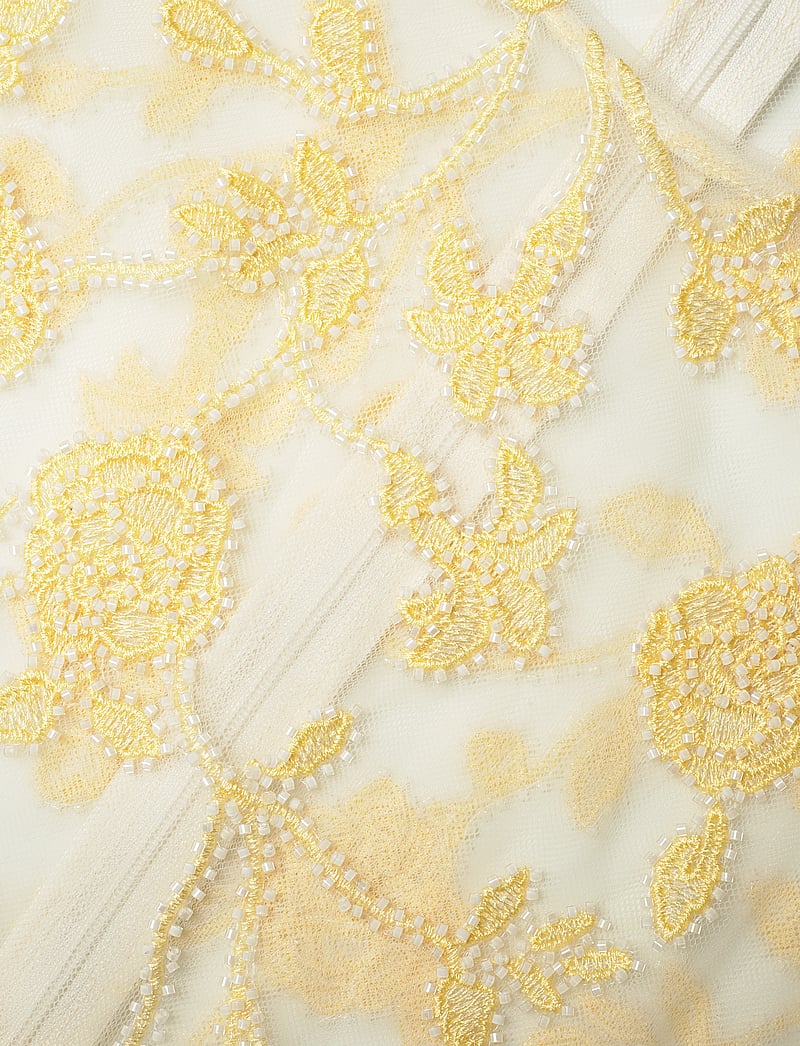 ROTATE - FLOWER BEADS BOXY DRESS - partykleider - egret comb. - 3