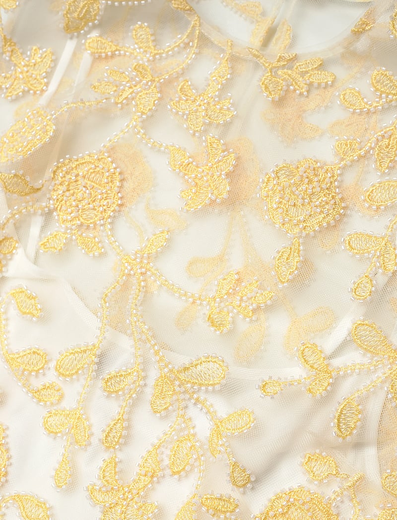 ROTATE - Flower Beads Top - t-shirts - egret comb. - 3