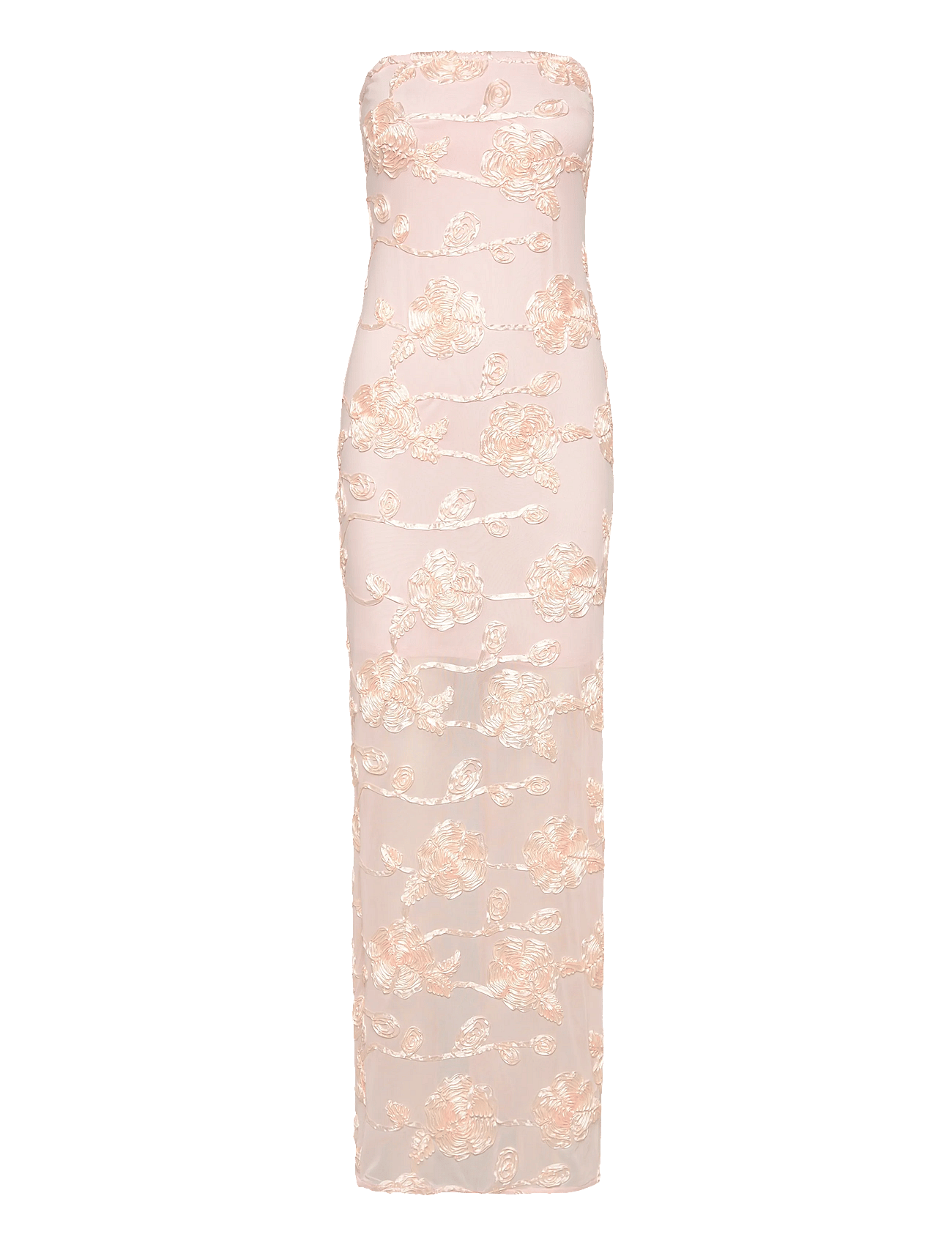 FLOWER MESH TUBE DRESS - ANGEL WING (BLUSH) COMB.