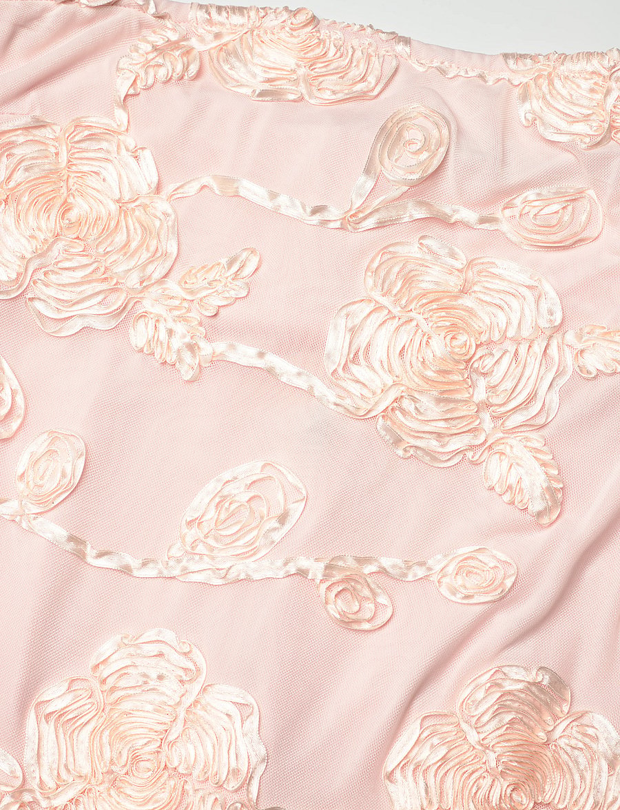 ROTATE - FLOWER MESH TUBE DRESS - angel wing (blush) comb. - 2