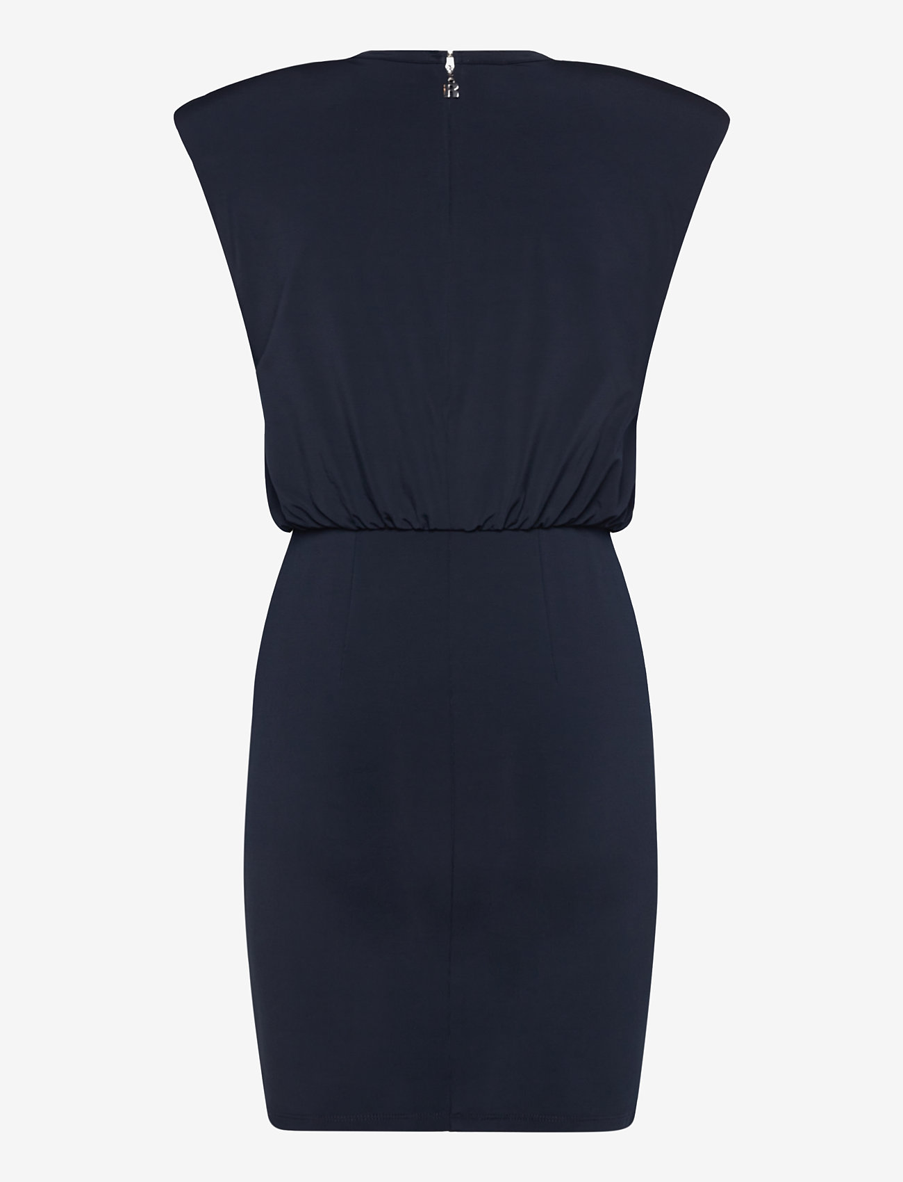 ROTATE - Slinky Ruched Mini Dress - Īsas kleitas - sky captain (dark blue) - 1