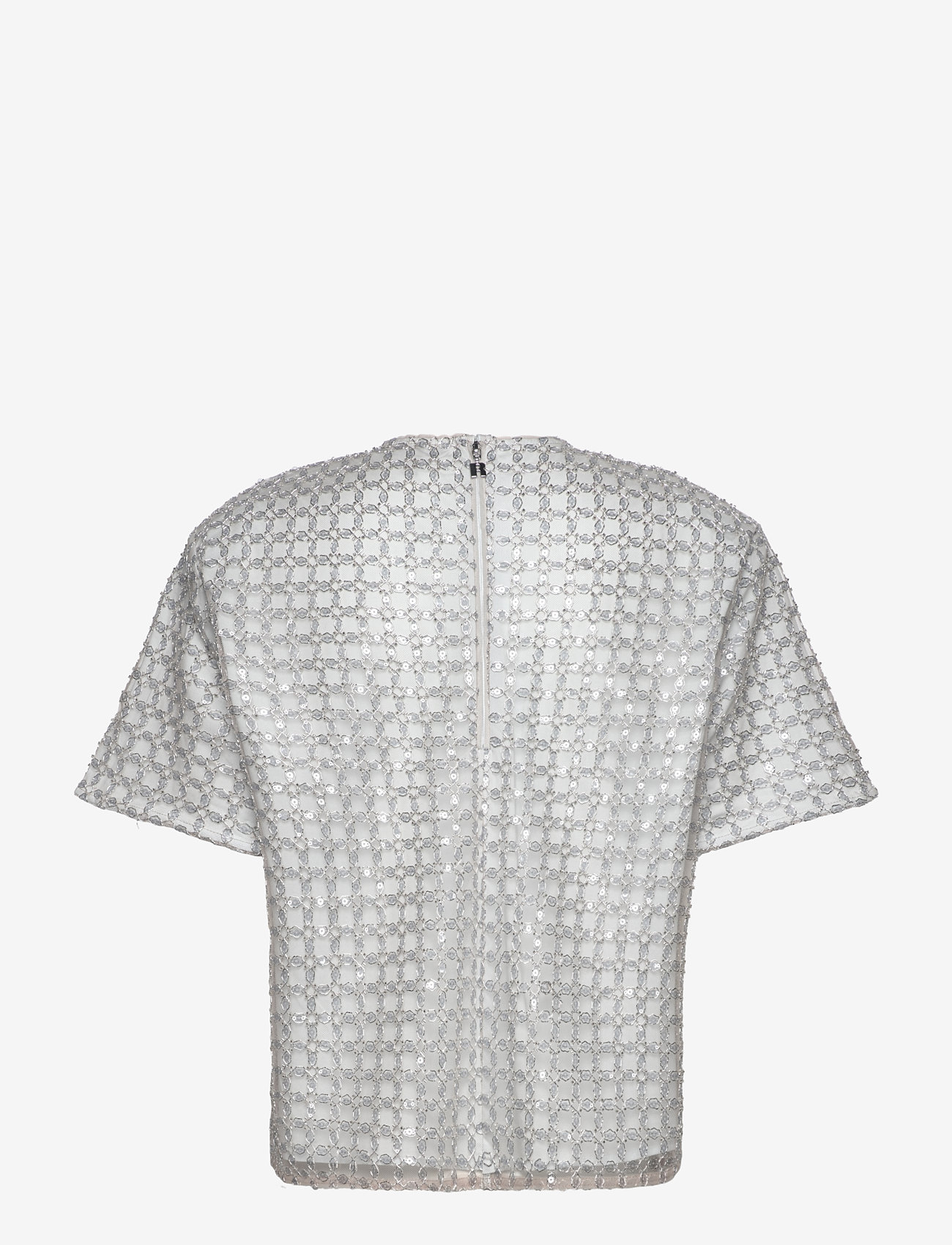 ROTATE Birger Christensen - Beaded Oversized Top - doeskin (beige) - 1