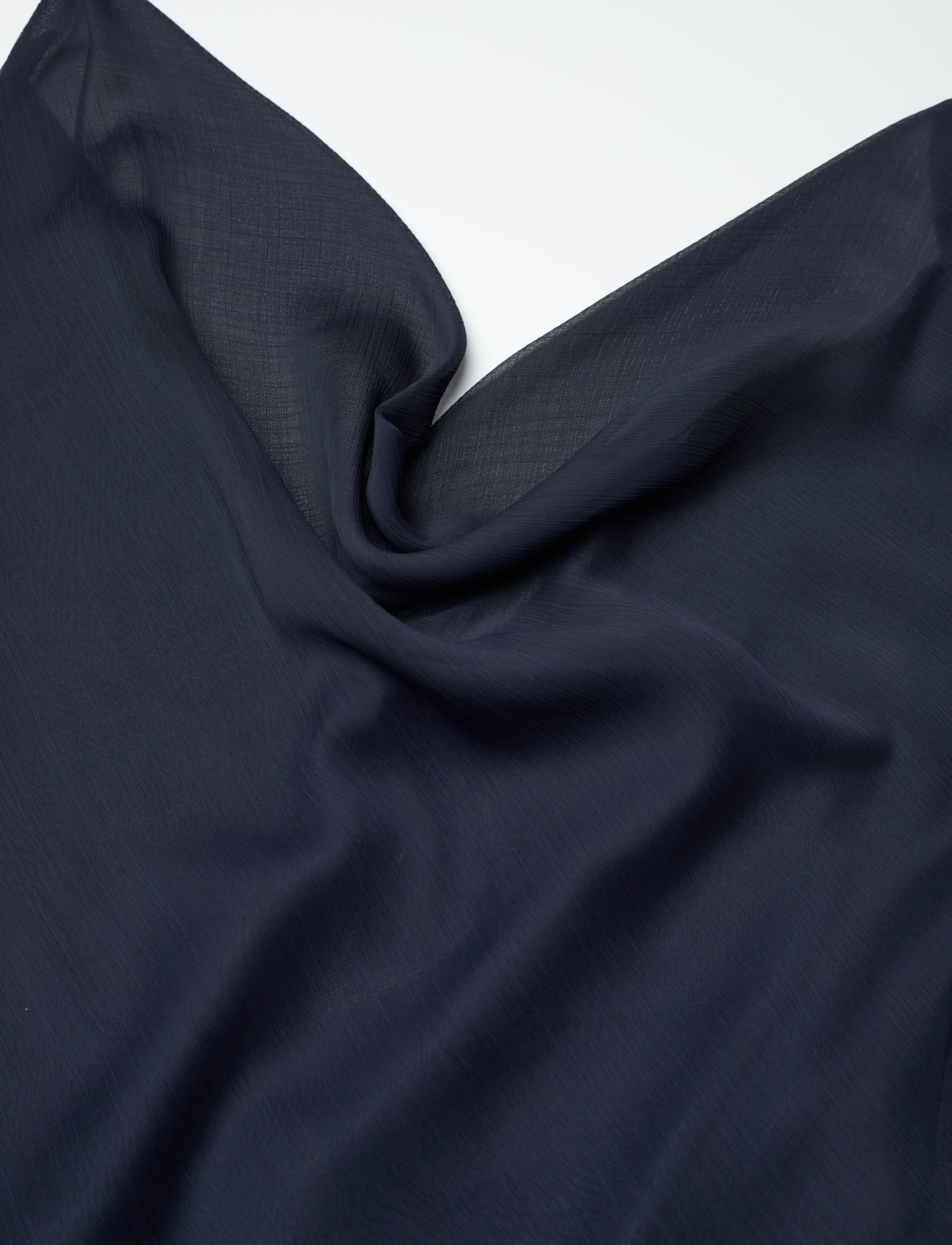 ROTATE - CHIFFON RUFFLE SLIP DRESS - sky captain (dark blue) - 2