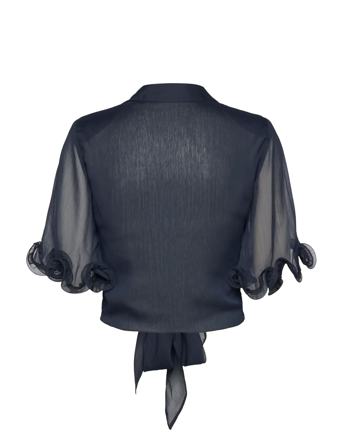 ROTATE - Chiffon Tied Top - sky captain (dark blue) - 1