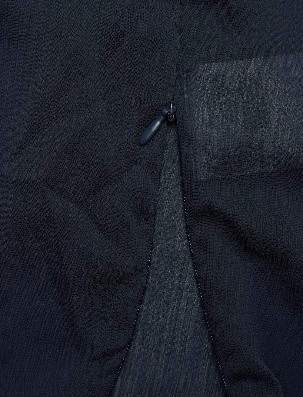 ROTATE Birger Christensen - Chiffon Tied Top - palaidinės - sky captain (dark blue) - 3