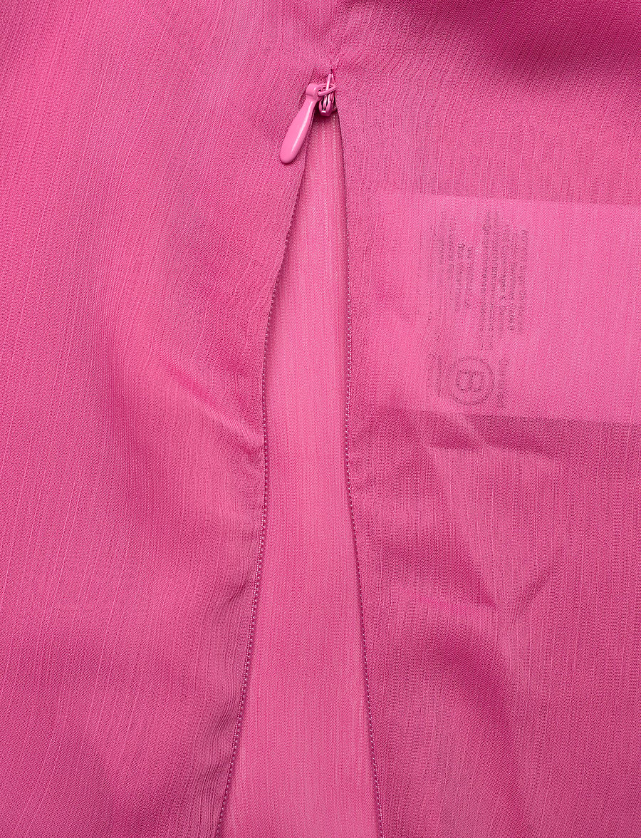 ROTATE - CHIFFON TIED TOP - blouses - carmine rose (pink) - 4