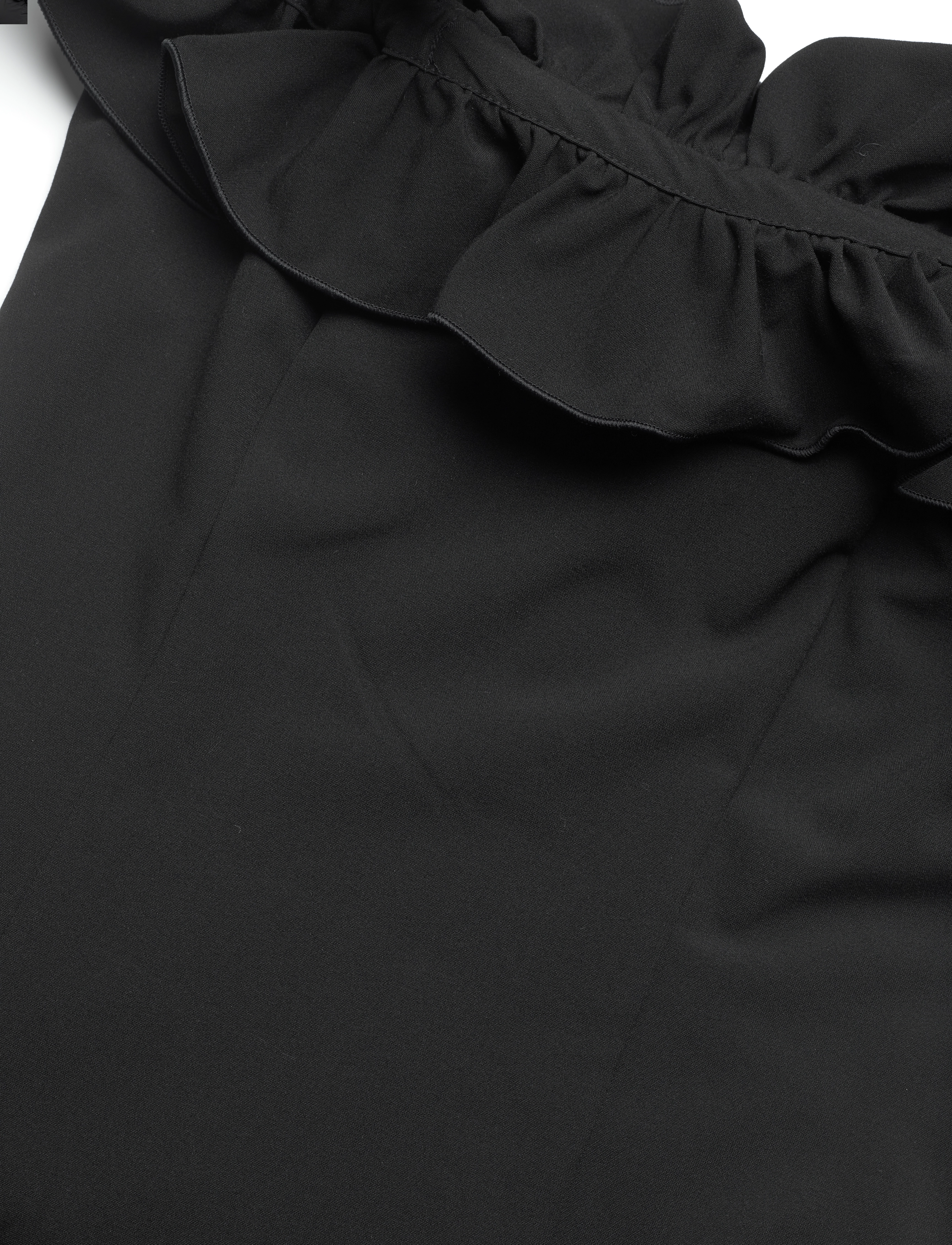 ROTATE - MINI RUFFLE DRESS - black - 4