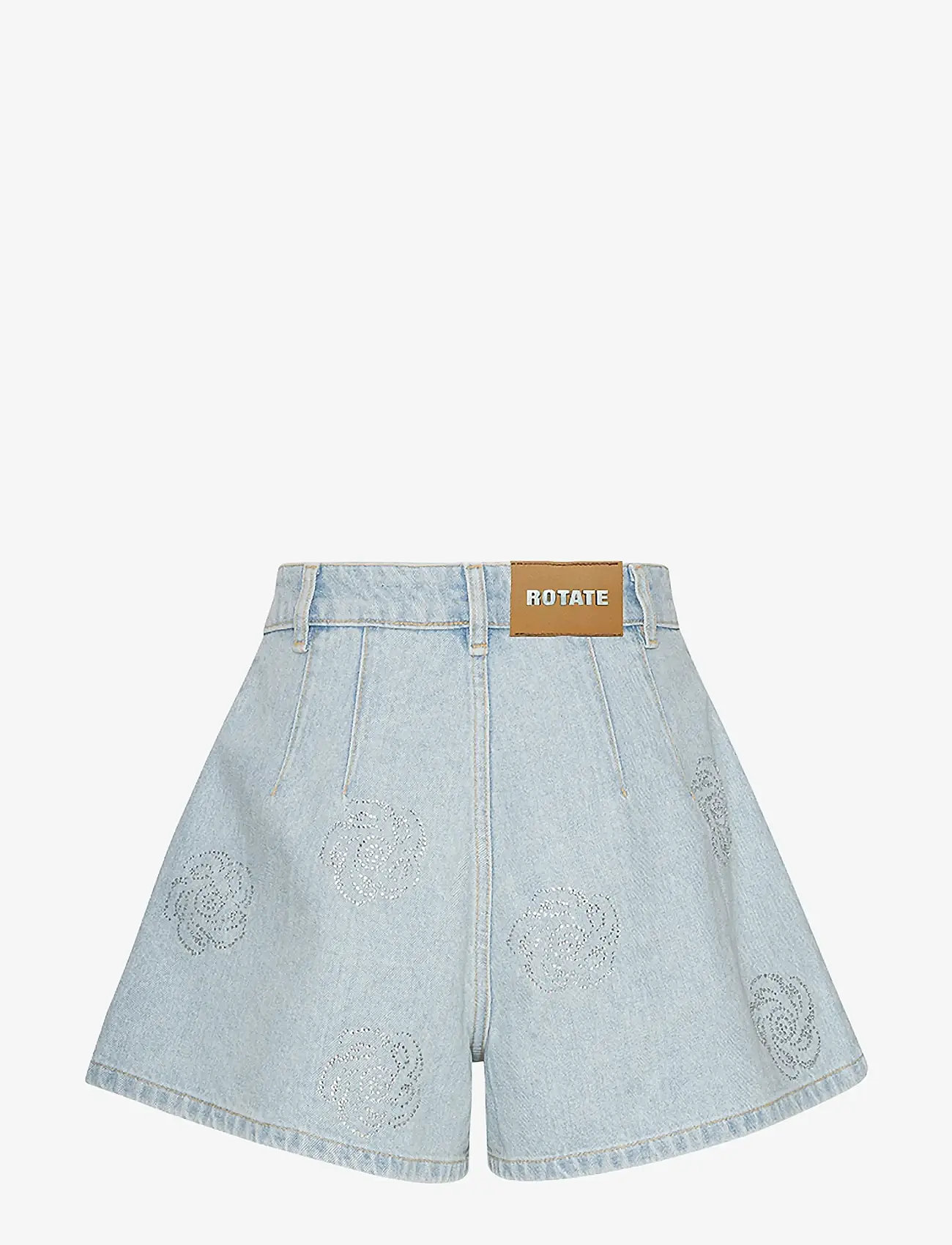 ROTATE Birger Christensen - Denim Studs Shorts - light blue denim - 3