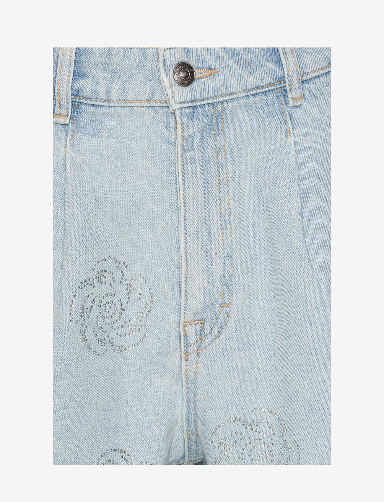 ROTATE Birger Christensen - Denim Studs Shorts - light blue denim - 4