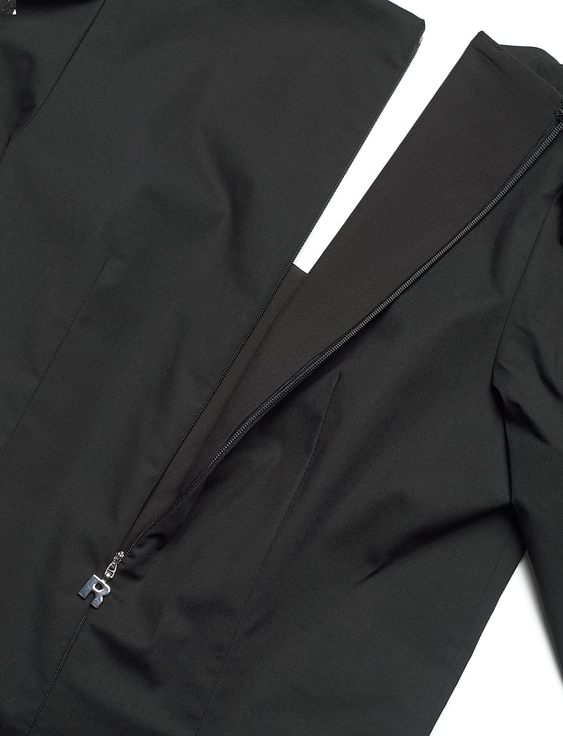 ROTATE Birger Christensen - Scoup Neck Ls Mini Dress - short dresses - black - 5