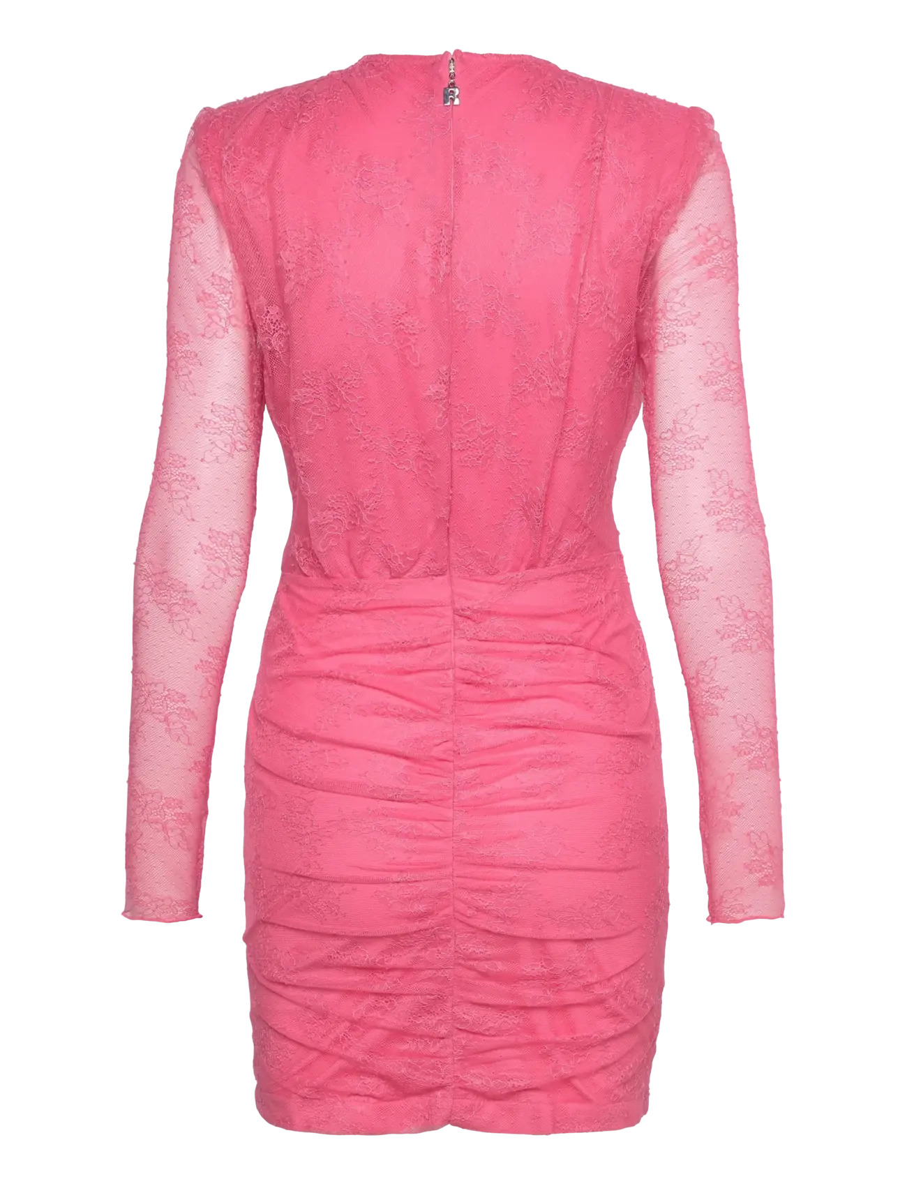 ROTATE - Lace Mini Ls Dress - robes de fête - chateau rose - 2