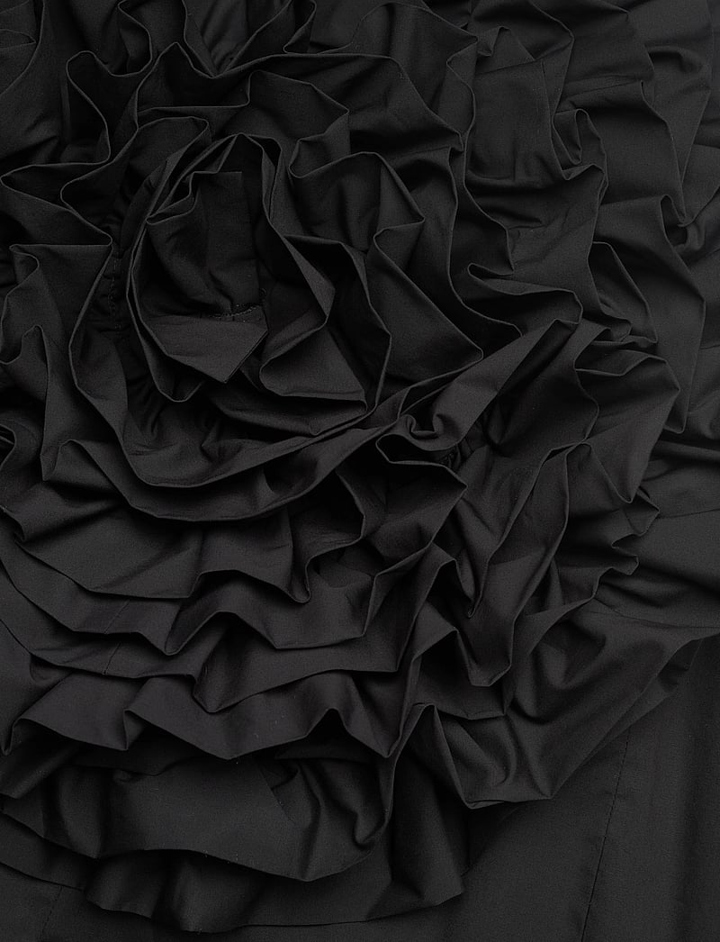 ROTATE Birger Christensen - BIG FLOWER MINI DRESS - korte kjoler - black - 2