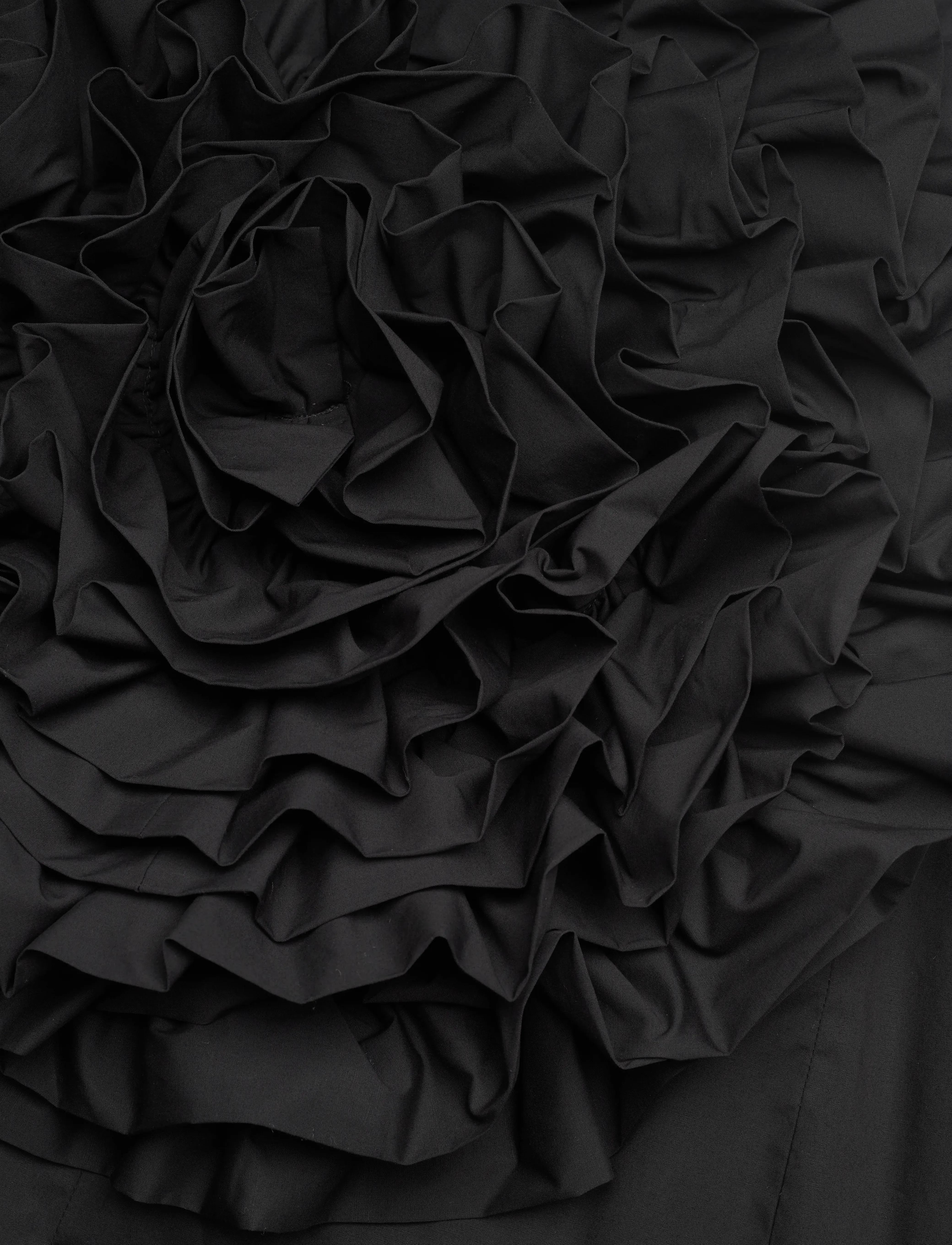 ROTATE - BIG FLOWER MINI DRESS - korte kjoler - black - 2