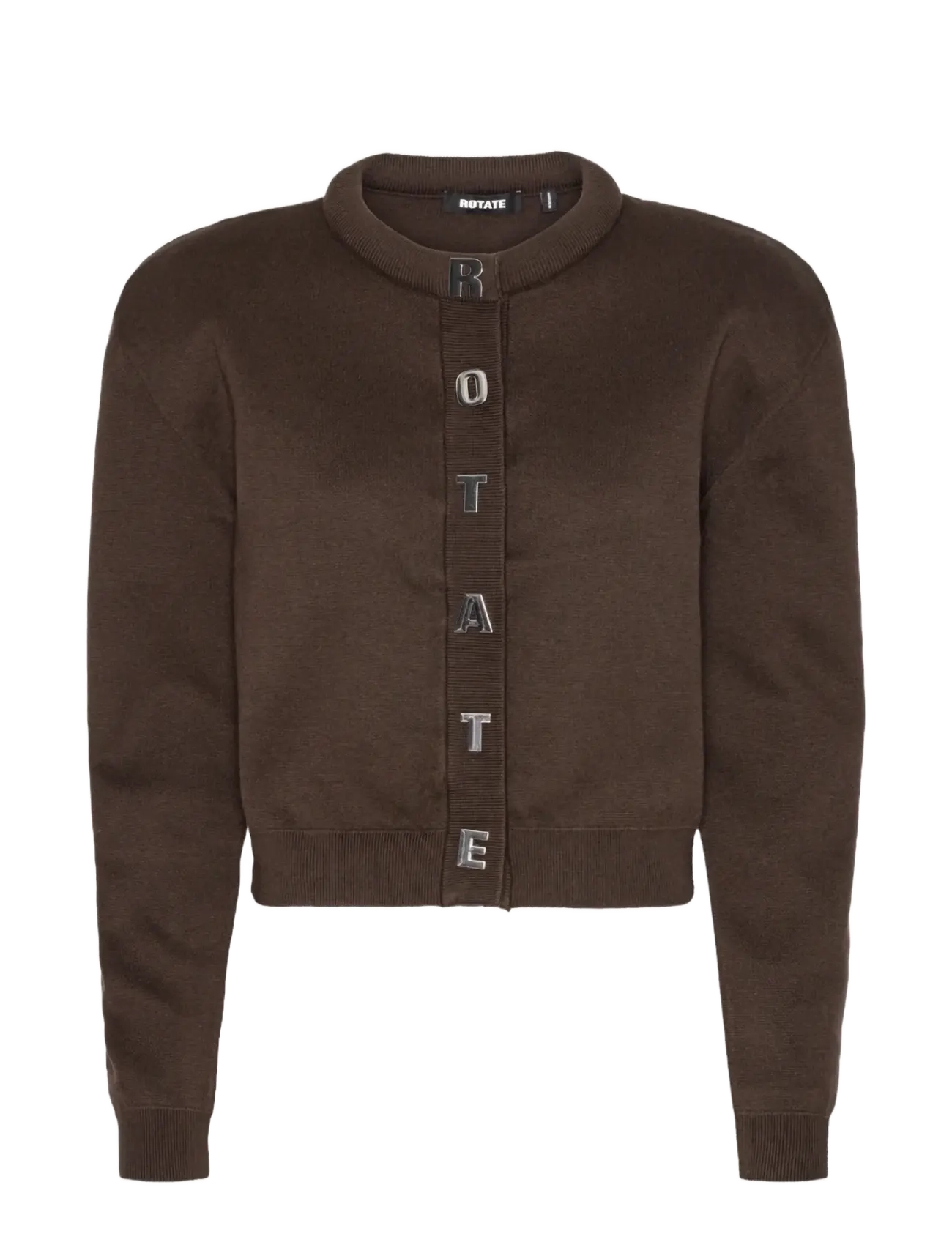 ROTATE FIRM KNIT CARDIGAN - T-särgid ja alussärgid - MOLÉ / brown