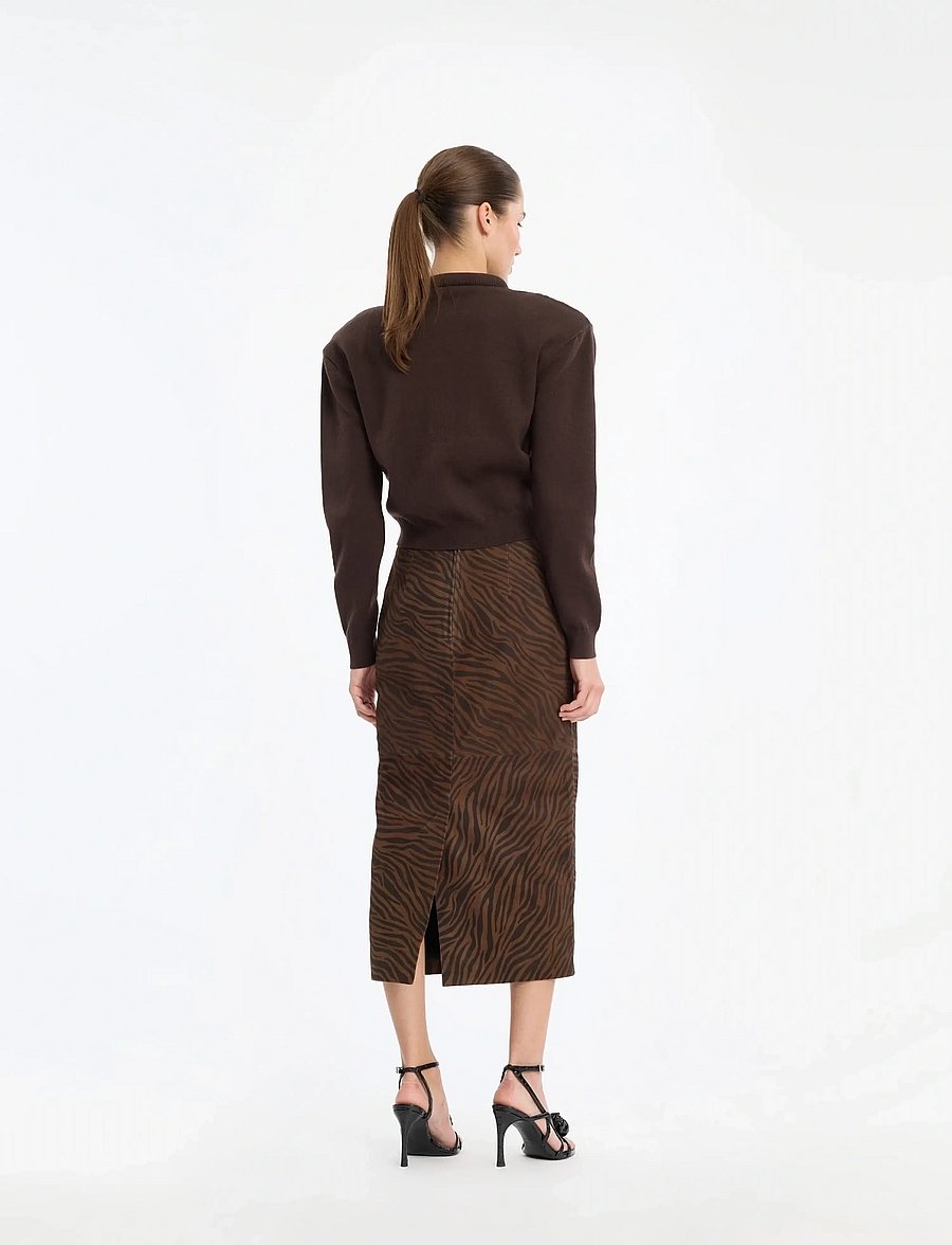 ROTATE - FIRM KNIT CARDIGAN - kashmir - molÉ - 3