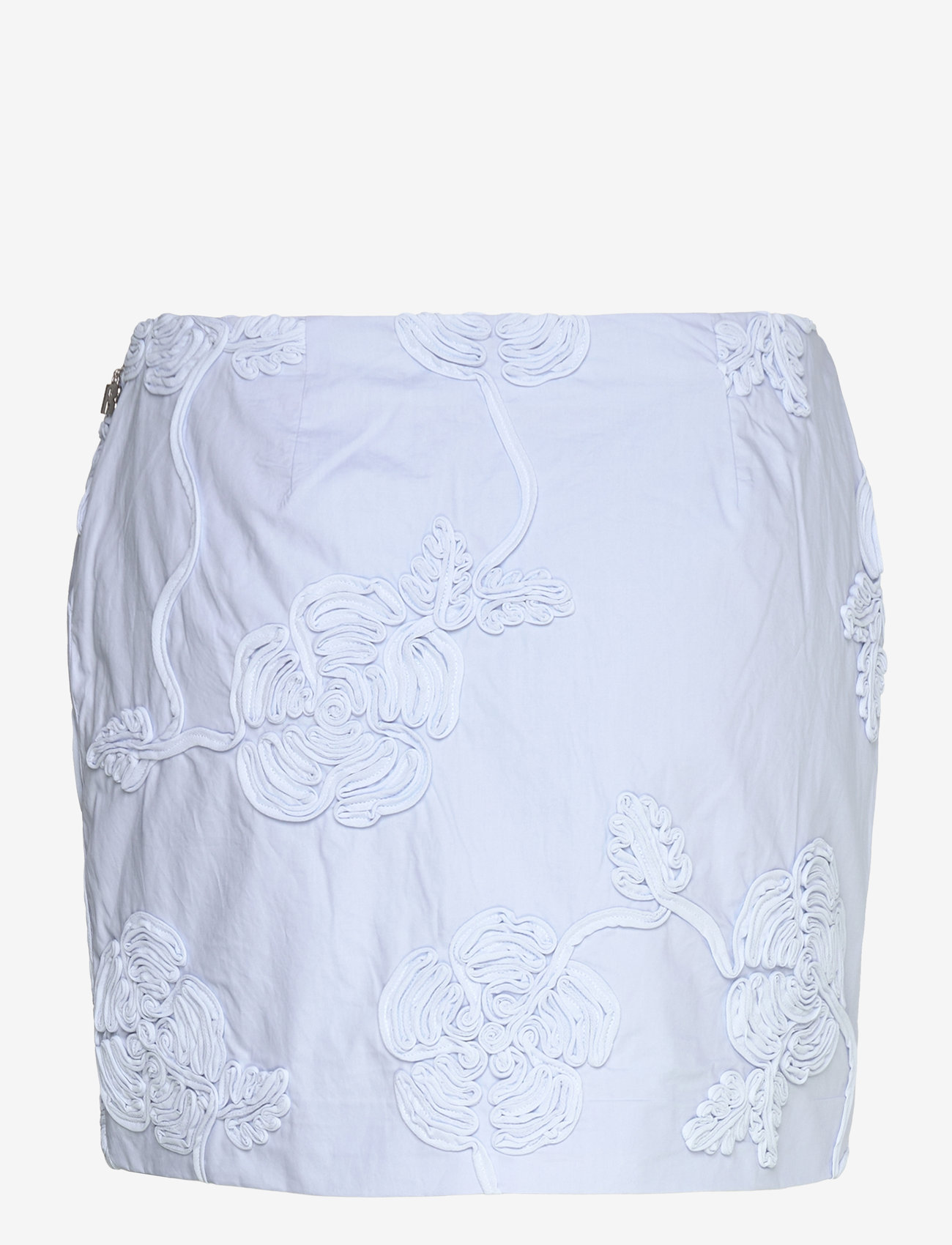 ROTATE Birger Christensen - Cotton Mini Skirt - kurze röcke - skyway (blue) - 1