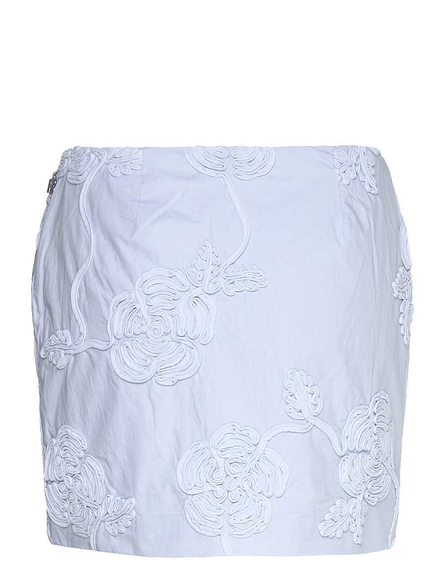 ROTATE - COTTON MINI SKIRT - short skirts - skyway (blue) - 1