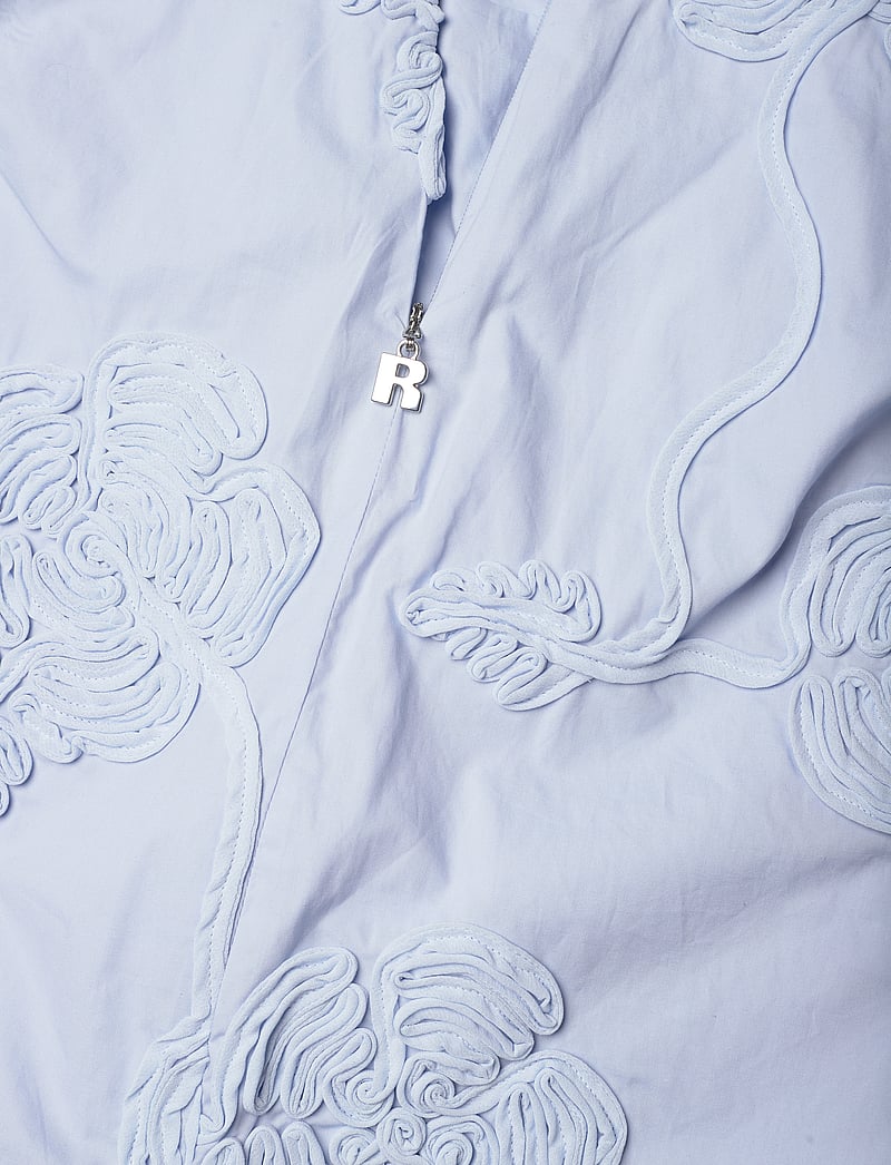 ROTATE Birger Christensen - Cotton Mini Skirt - kurze röcke - skyway (blue) - 2