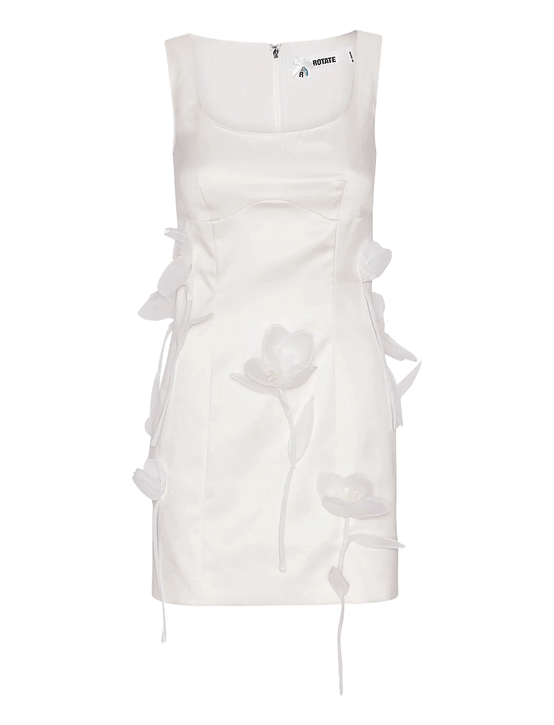 ROTATE - 3D LILY MINI DRESS - konfirmationstøj - egret - 0