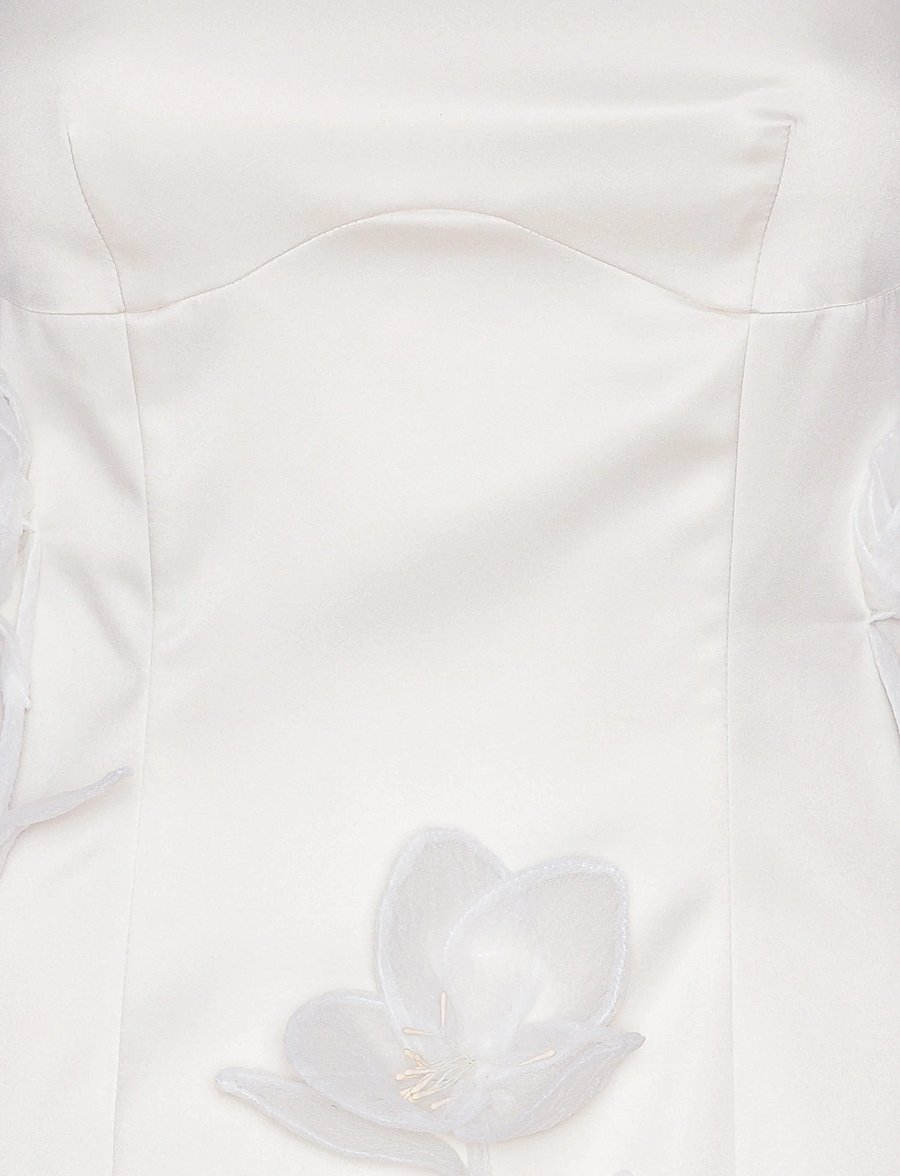ROTATE - 3D LILY MINI DRESS - konfirmationstøj - egret - 2