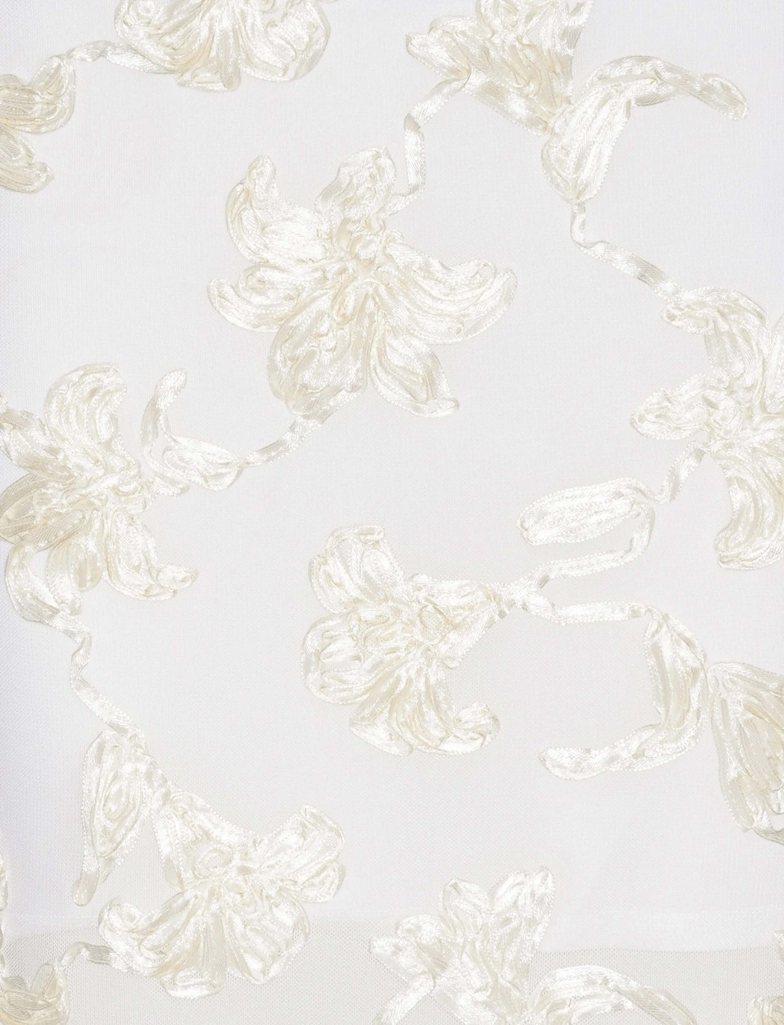 ROTATE - FLOWER MESH TUBE DRESS - abendkleider - egret - 2