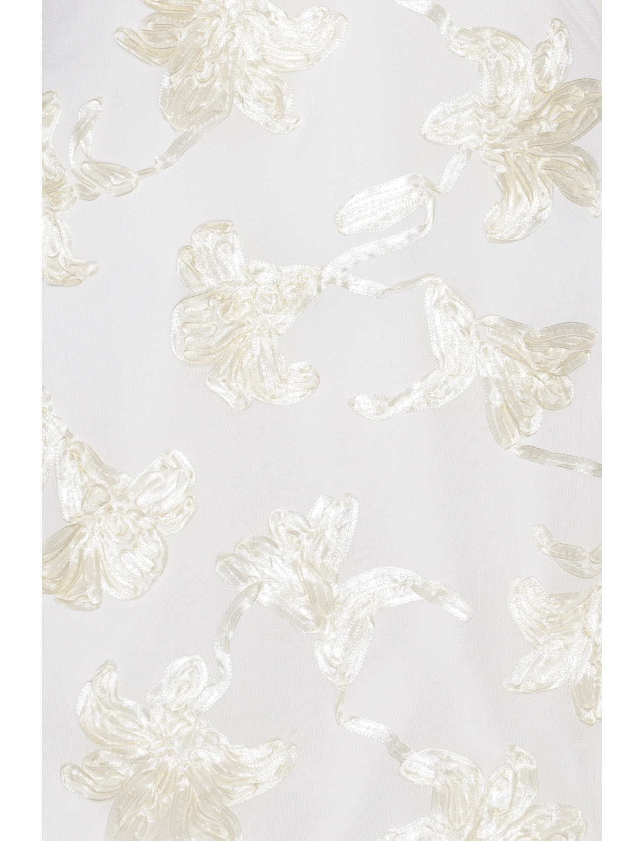 ROTATE - FLOWER MESH MINI DRESS - egret - 3