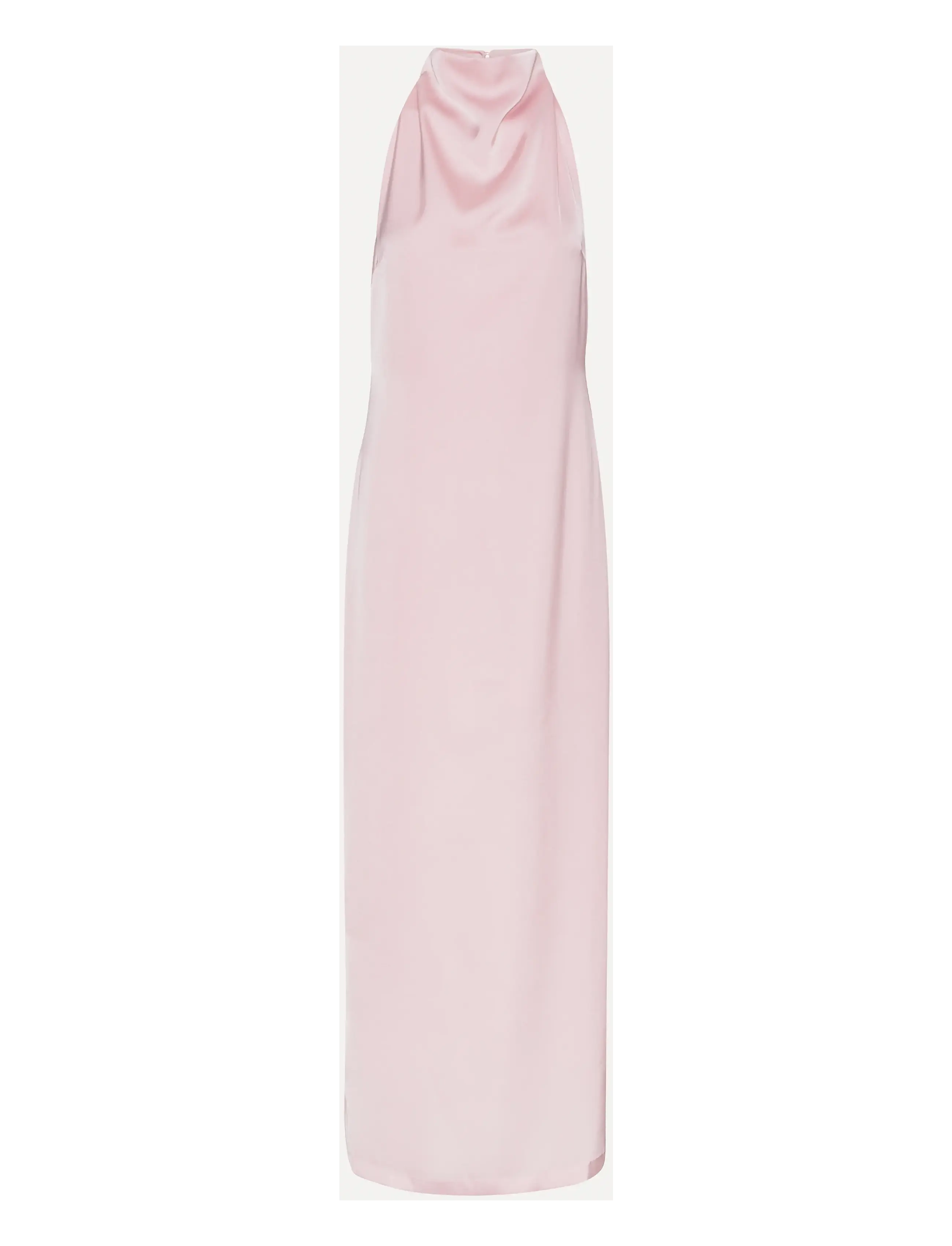 ROTATE SATIN HALTERNECK DRESS - Riided - POTPOURRI / pink/rose