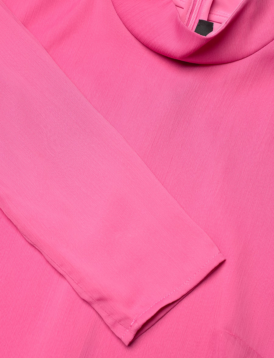 ROTATE - CHIFFON MAXI RUFFLE DRESS - carmine rose (pink) - 2