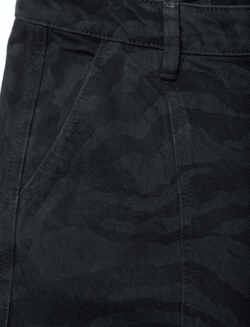 ROTATE Birger Christensen - Zebra Twill Cargo Pants - cargo püksid - black - washed - 2