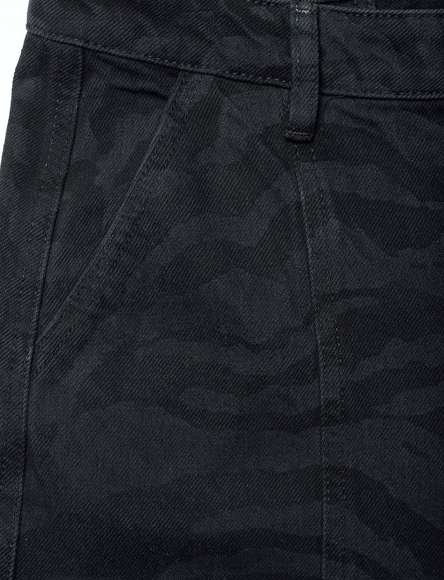 ROTATE - ZEBRA TWILL CARGO PANTS - black - washed - 2