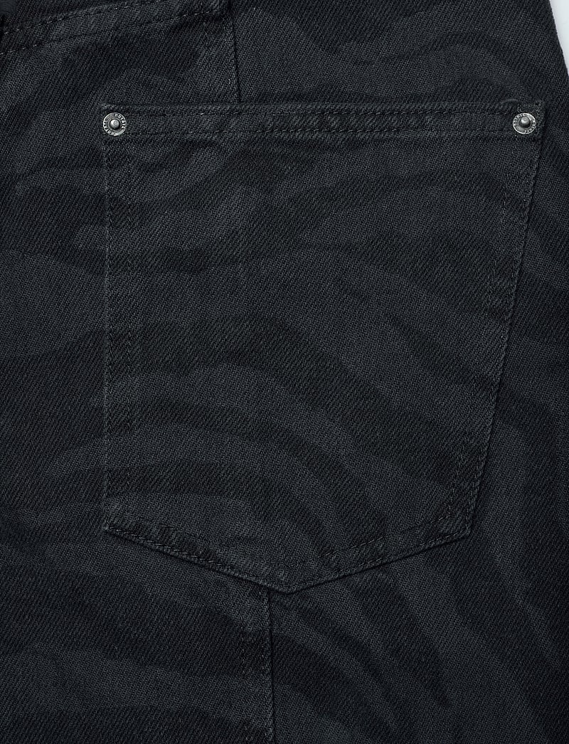 ROTATE Birger Christensen - Zebra Twill Cargo Pants - cargo püksid - black - washed - 4