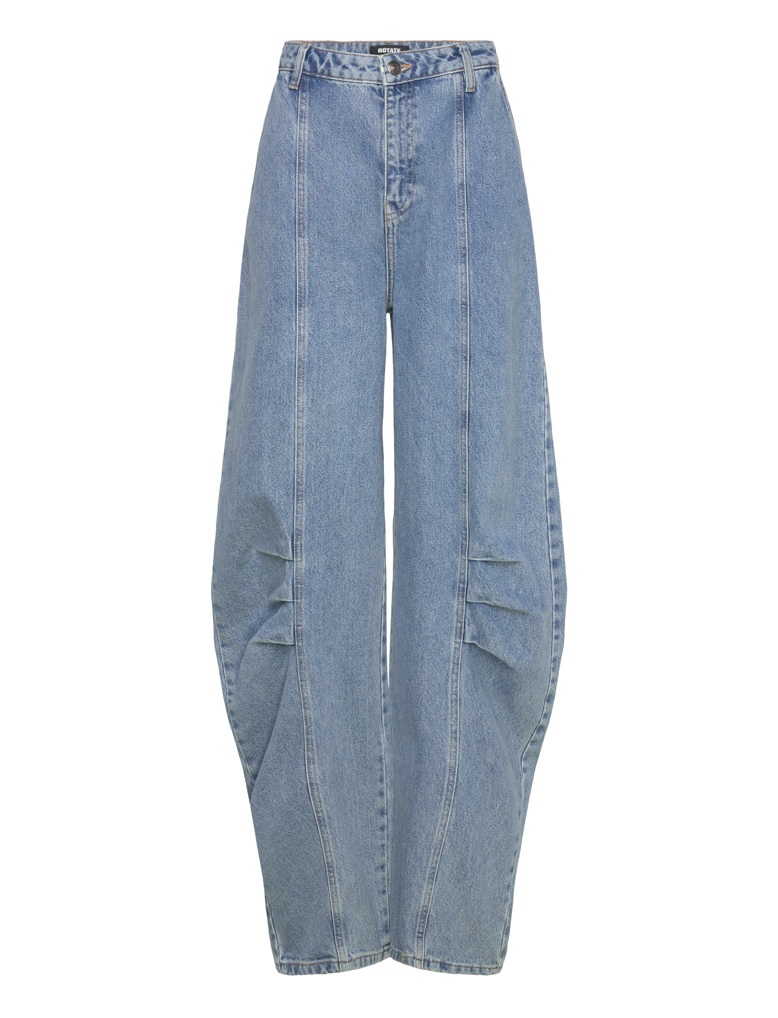 ROTATE Birger Christensen CARGO DENIM PANTS - Skandinaavia mood - VINTAGE BLUE, DENIM / blue