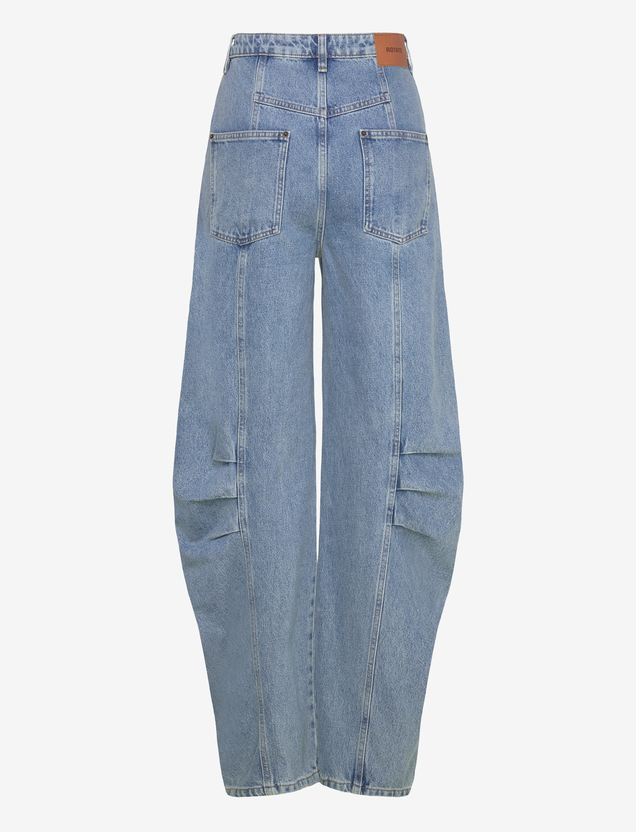 ROTATE Birger Christensen - CARGO DENIM PANTS - cargobukser - vintage blue, denim - 1
