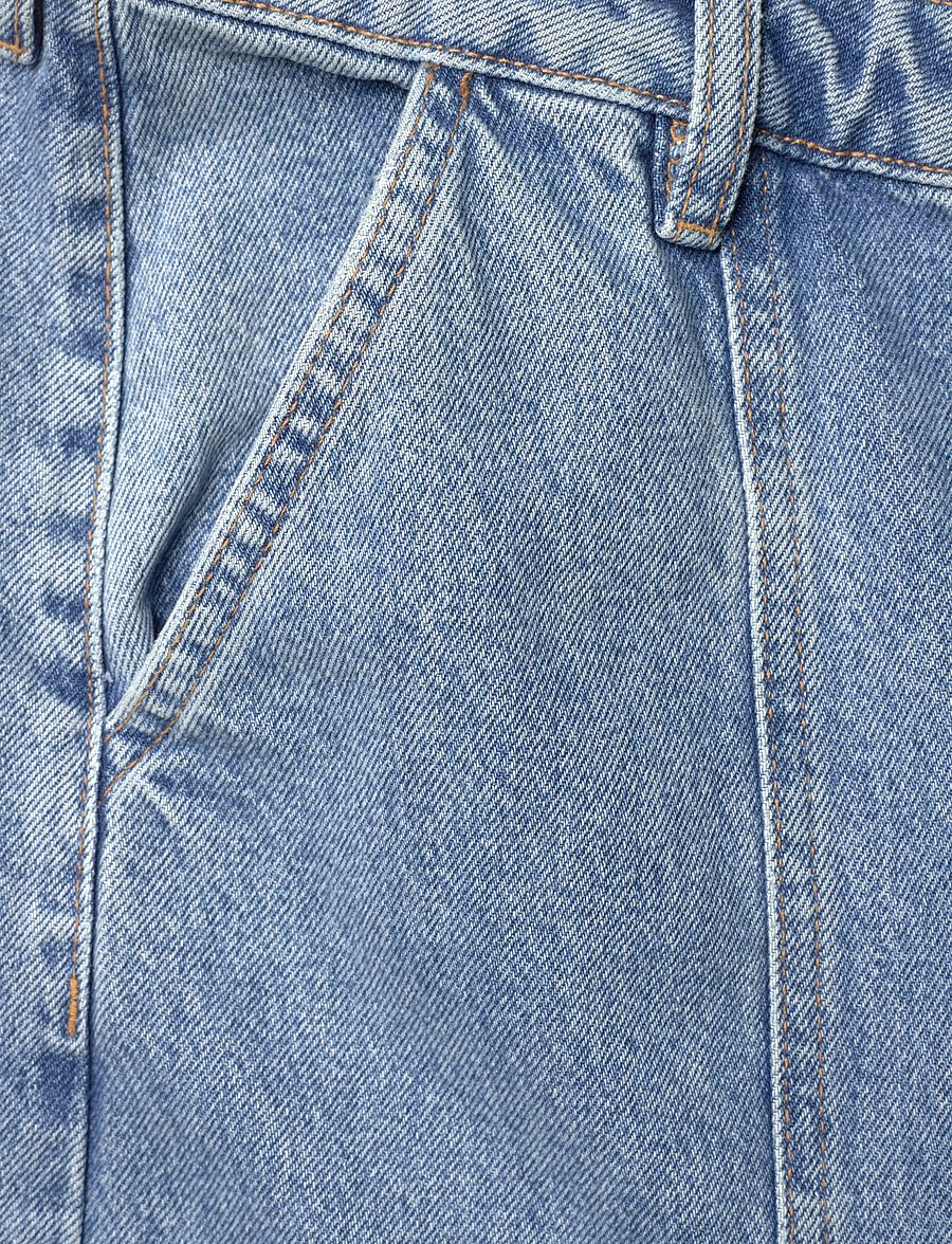 ROTATE - CARGO DENIM PANTS - cargo bikses - vintage blue, denim - 2